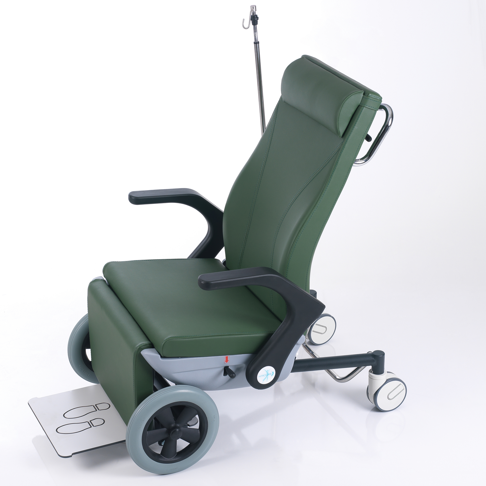 meer en meer metriek Verhoog jezelf Nitrocare NTSX12 verstelbare rolstoel voor transfer en assistentie bij  bariatrische chirurgie - Cablematic