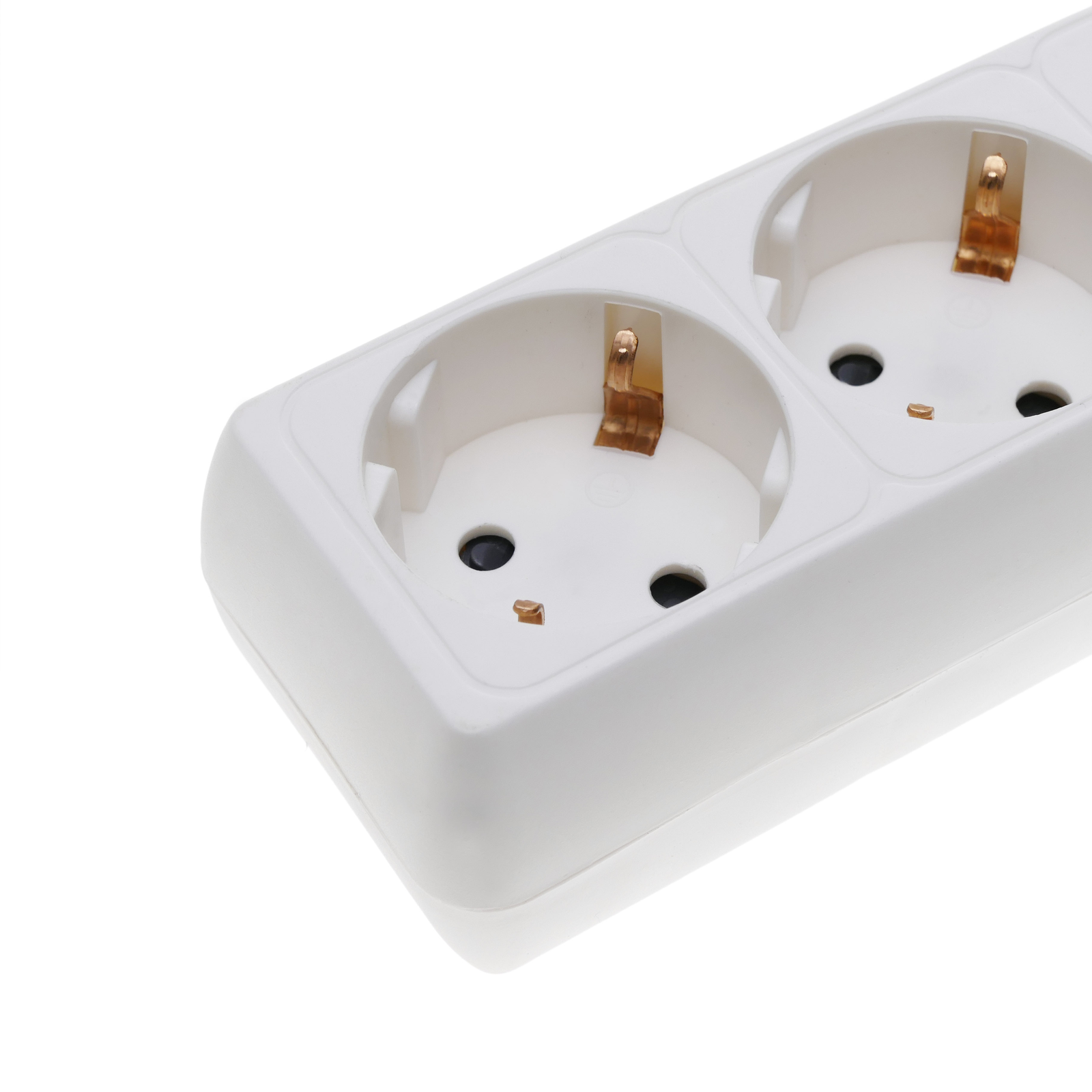 Regleta con interruptor de 3 enchufes Schuko 2P+T 16A 250V sin cable de  color blanco de Solera 8003IL - Hydrabazaar