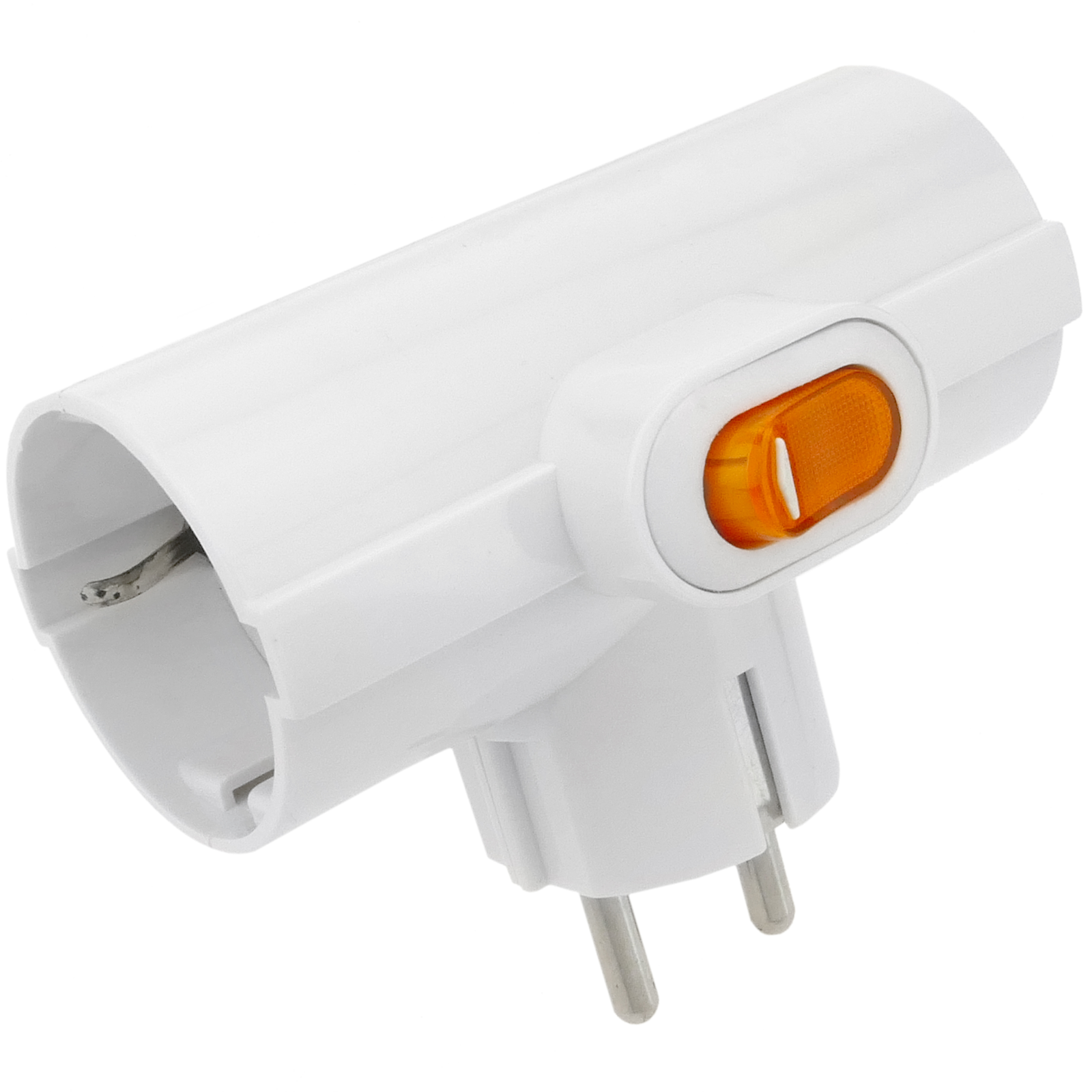 Adaptador enchufe Europa a Reino Unido tipo clavija schuko hembra a clavija  BS1363 macho fijo - Cablematic