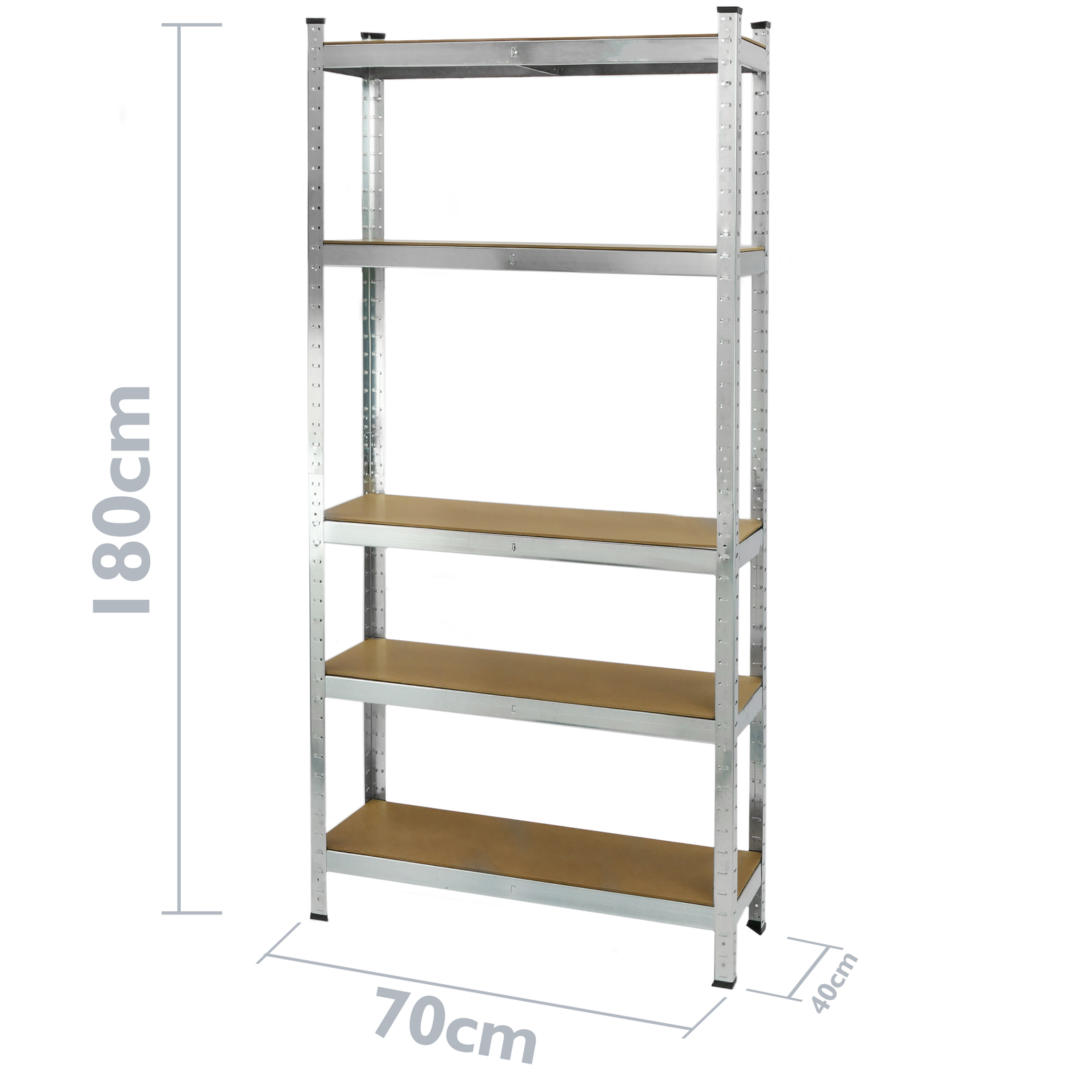 Estantería 5 Baldas Madera ADEC Jack 80x180x28 cm