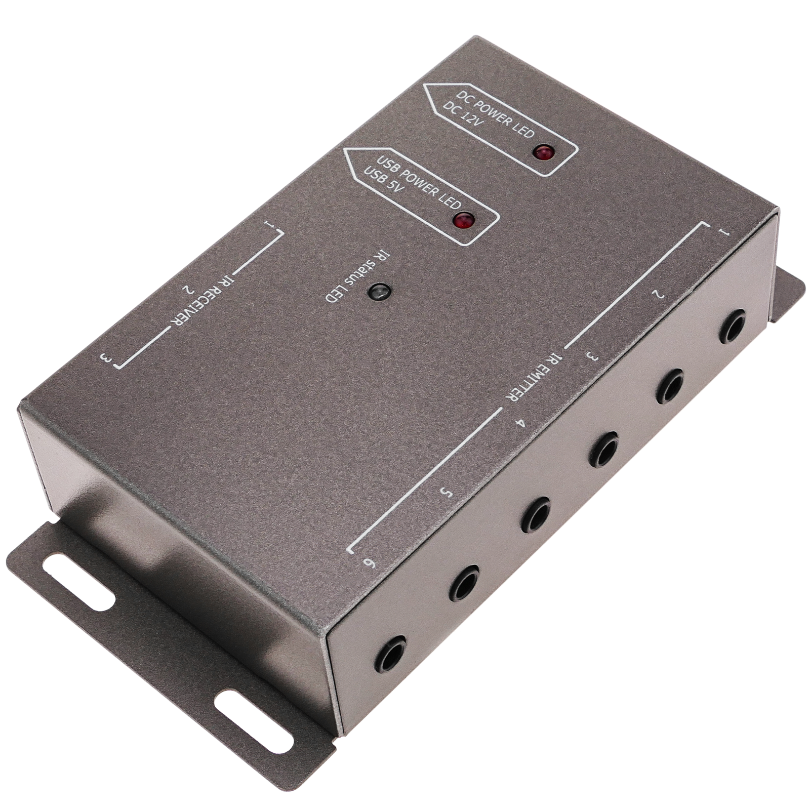 IR infrared repeater with receiver ports and transmitters Cablematic