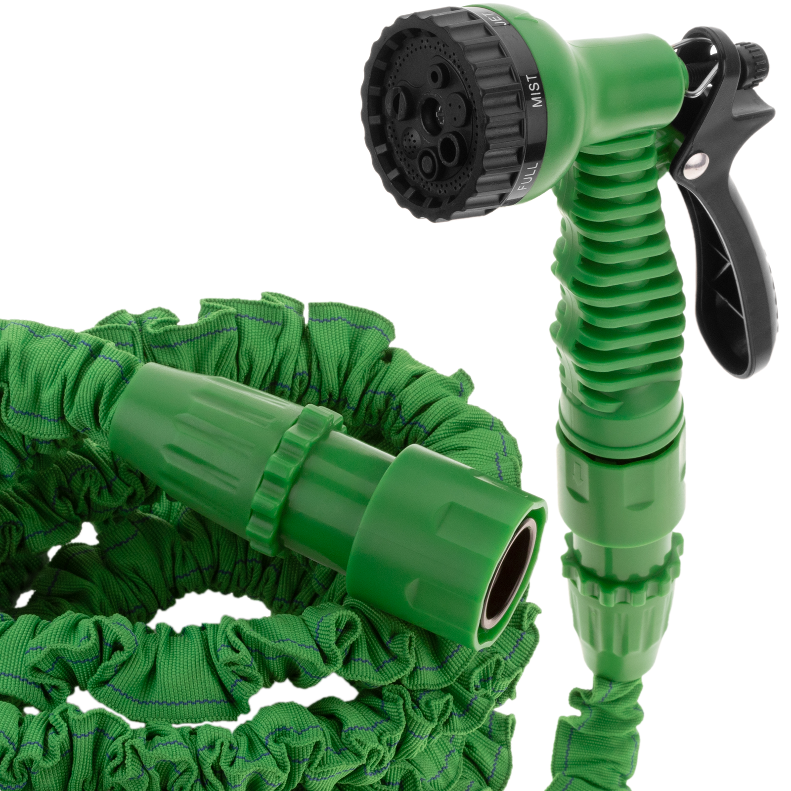 7.5 m 3/4-1/2 expandable garden hose kit with 7 spray modes