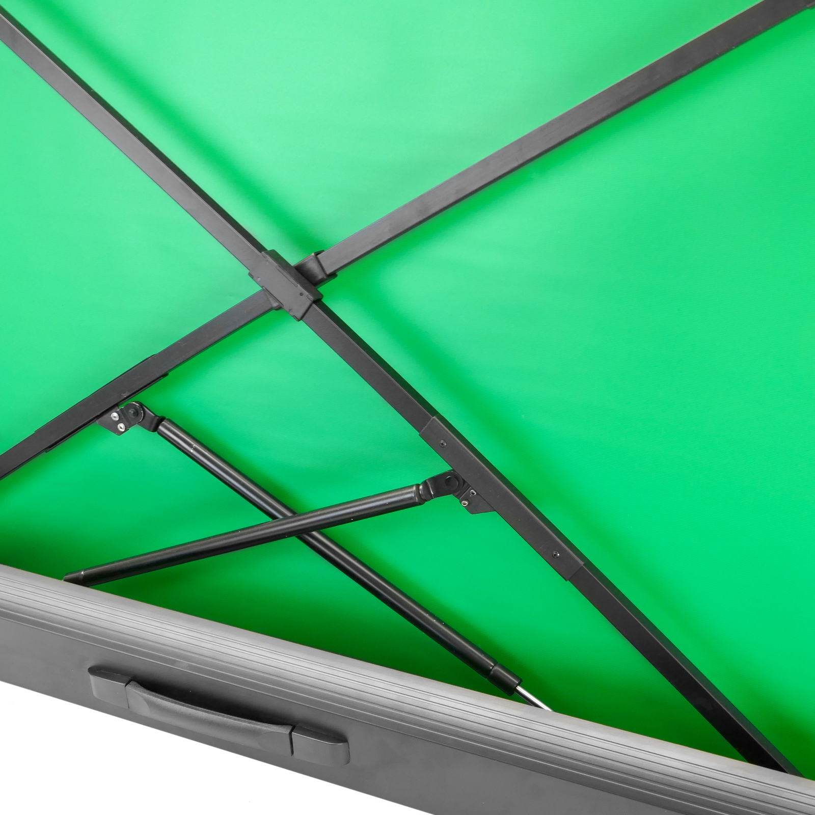 Pantalla chroma key extensible. Fondo verde plegable para