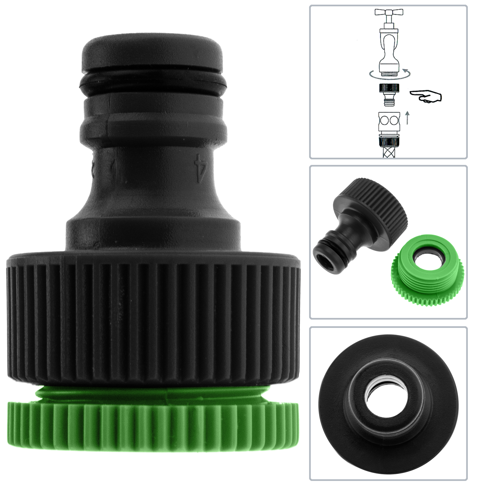 Water-Stop hose connector Ø 1/2  - Cablematic