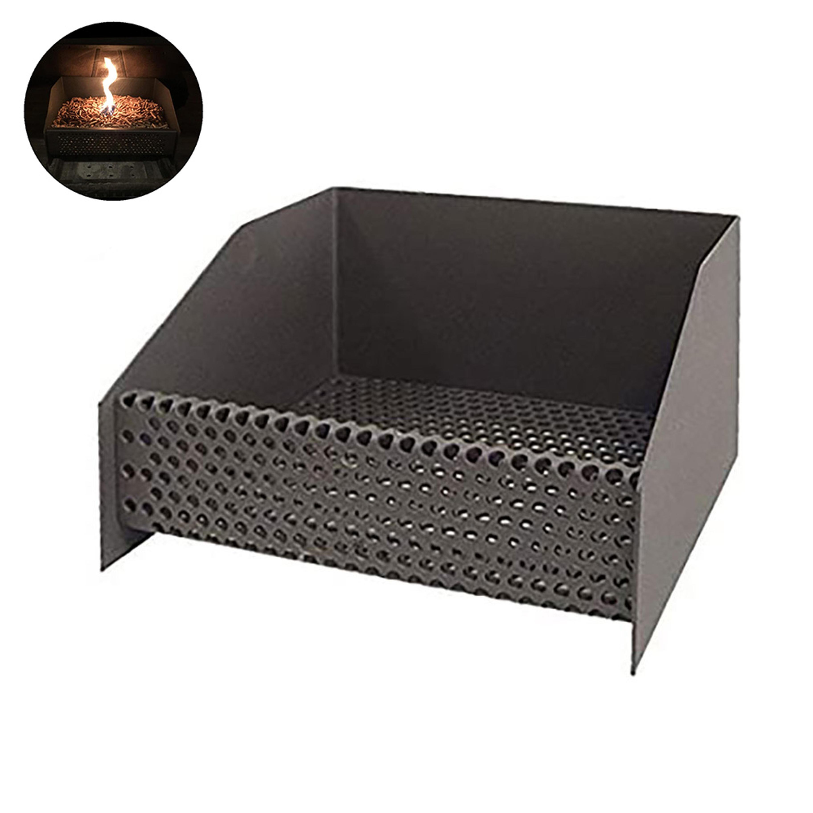 Panier pour brûleur à pellets pour cheminées ou poêles à bois 30 x 17 cm -  Cablematic