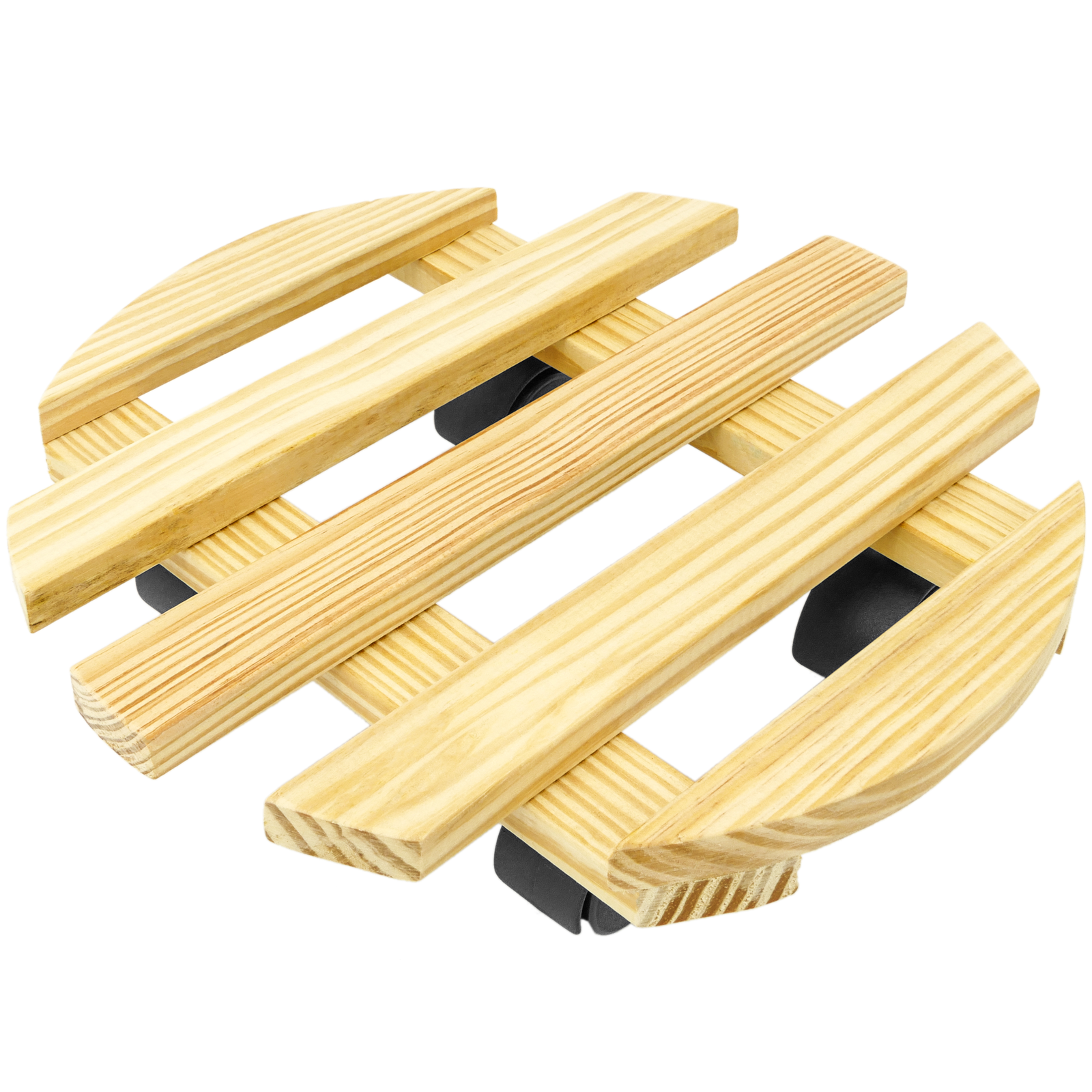 Plataforma con ruedas para transporte de cajas eurobox 60 x 40 cm 4-PACK -  Cablematic