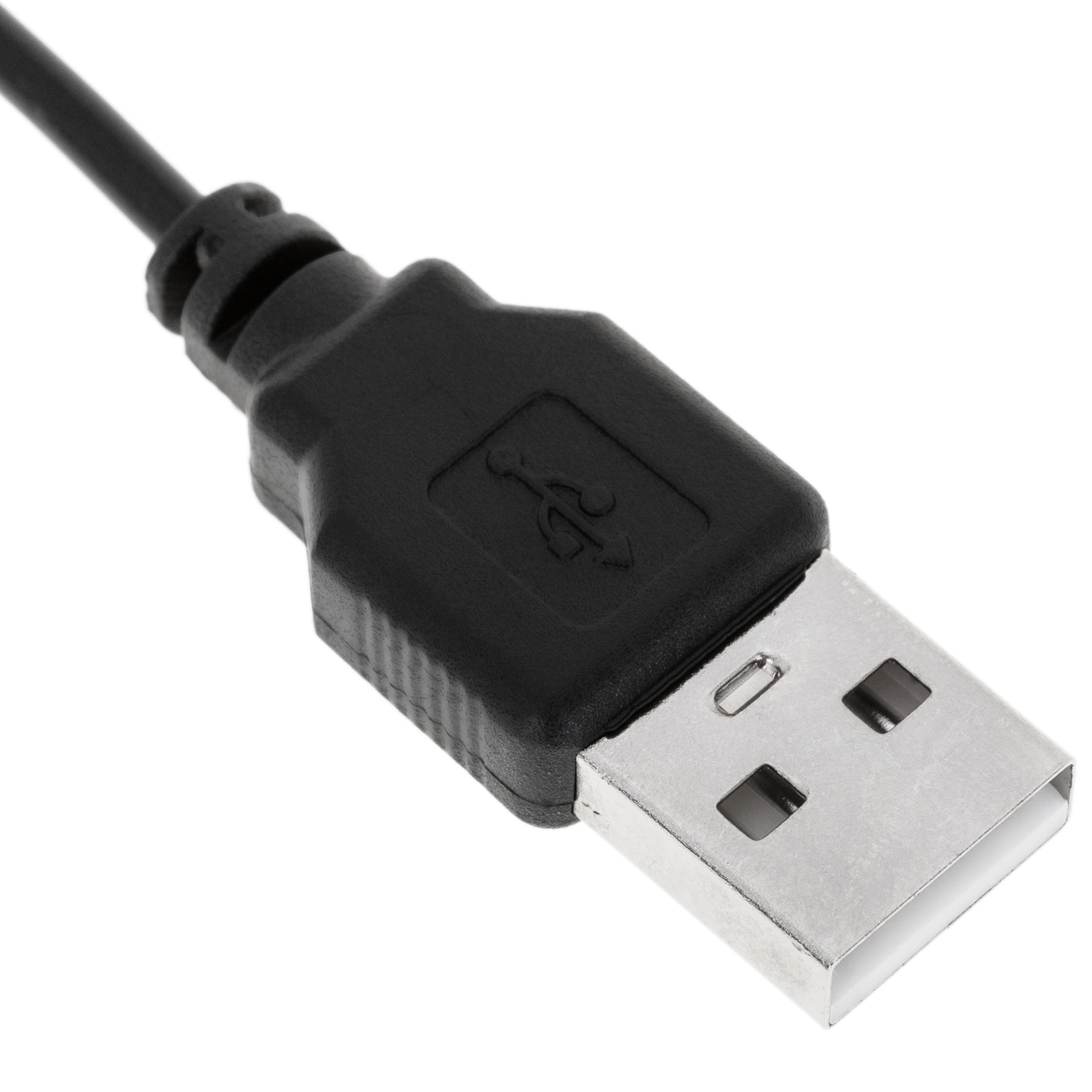 Teclado negro QWERTY español USB 105 teclas - Cablematic