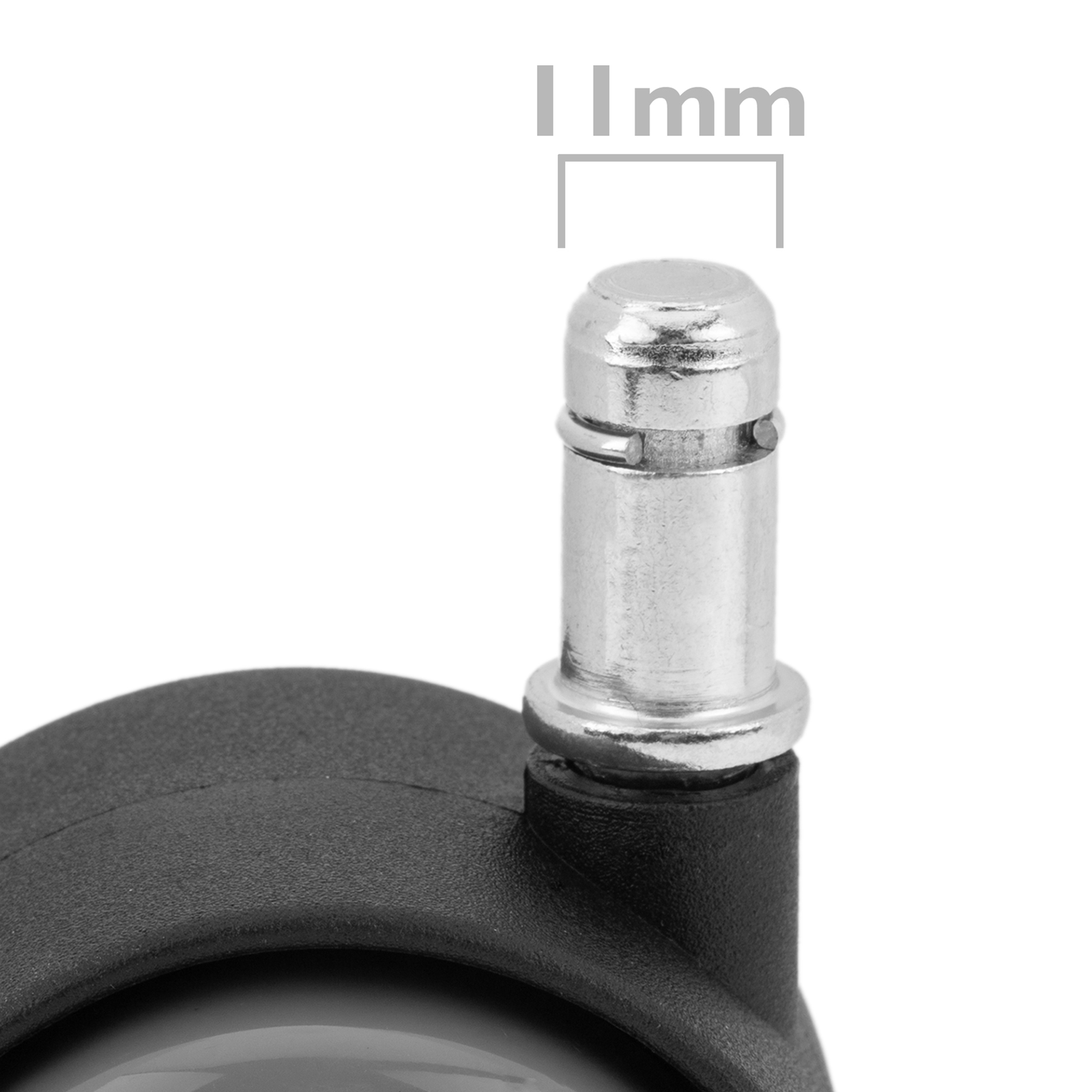 Rotelle in nylon da 45 mm per ante e mobili 4 pack - Cablematic