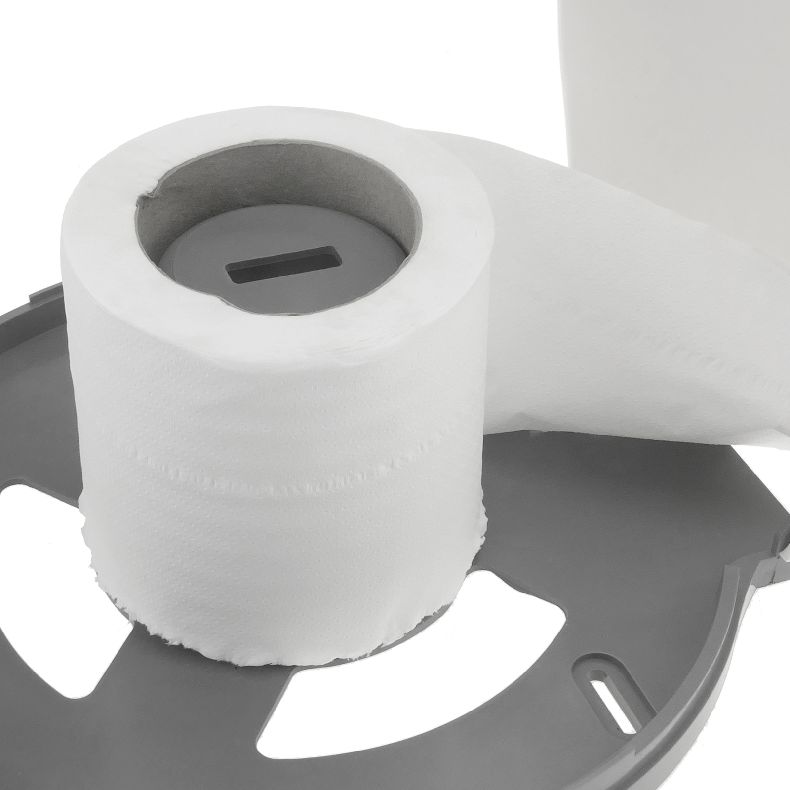 Porte-Rouleau de papier toilette en gros. Distributeur industriel blanc en  rouleau 268x123x273mm - Cablematic