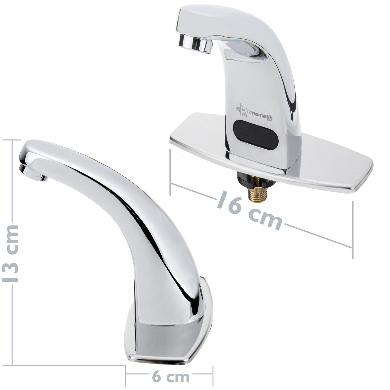 Robinet mitigeur de lavabo de salle de bain avec capteur infrarouge  automatique, robinet sans contact, robinet de lavabo électrique inductif à