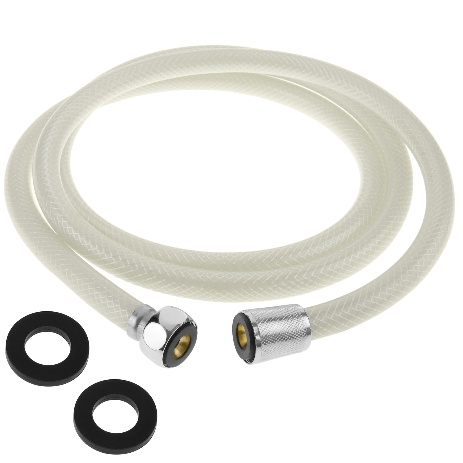 Flexible de douche PVC blanc 1,7 m - Cablematic