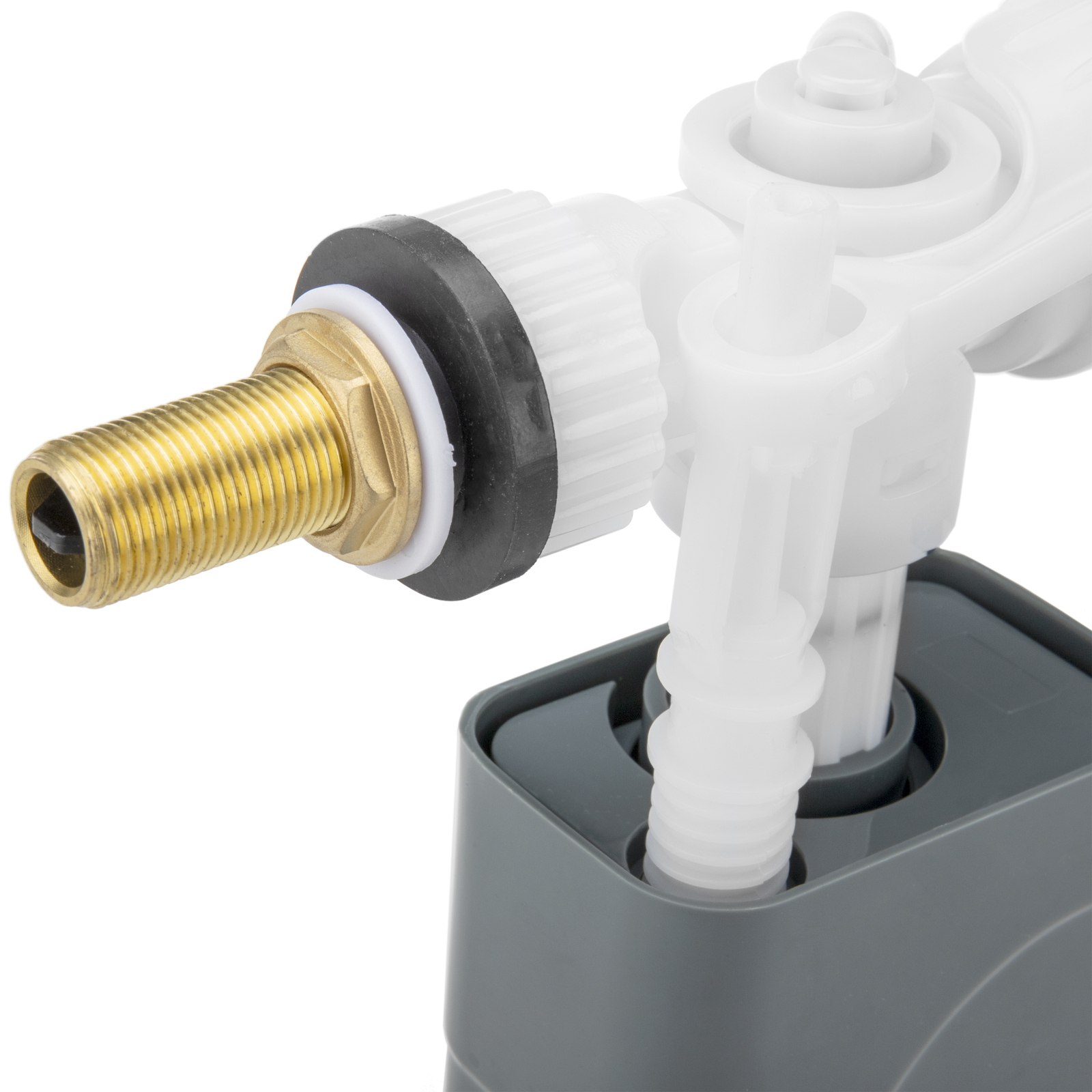 Válvula de flotador para cisterna universal con entrada vertical o lateral  3/8 - Cablematic