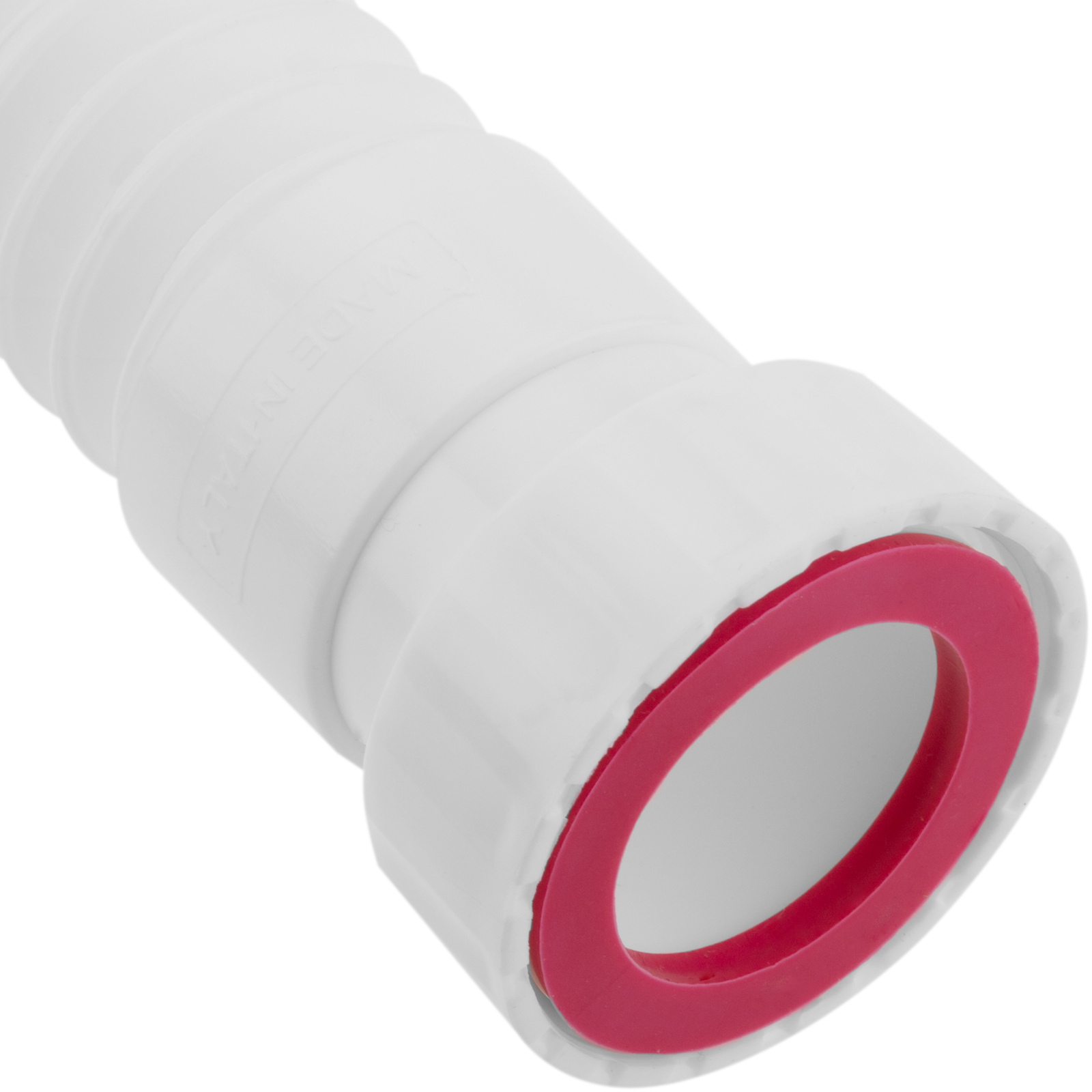 Sifone estensibile composto da tubo da 30 a 70 cm con uscita regolabile da  32 o 40 mm e 1 dado in plastica 1/2 - Cablematic