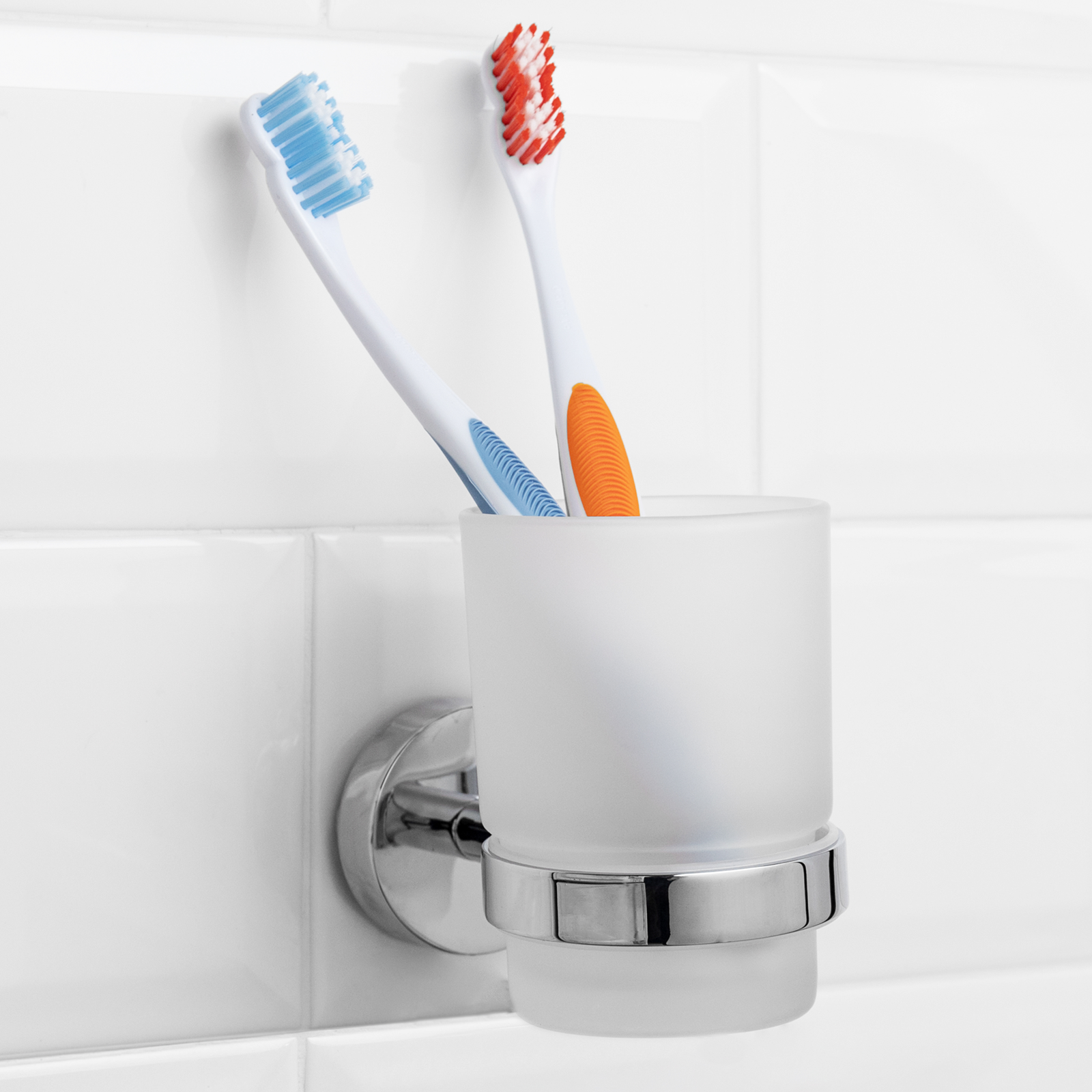  Soporte para cepillos de dientes eléctricos, colgador para  cepillos de dientes para el hogar, base fija para cepillos de dientes para  baño, azul y naranja : Hogar y Cocina