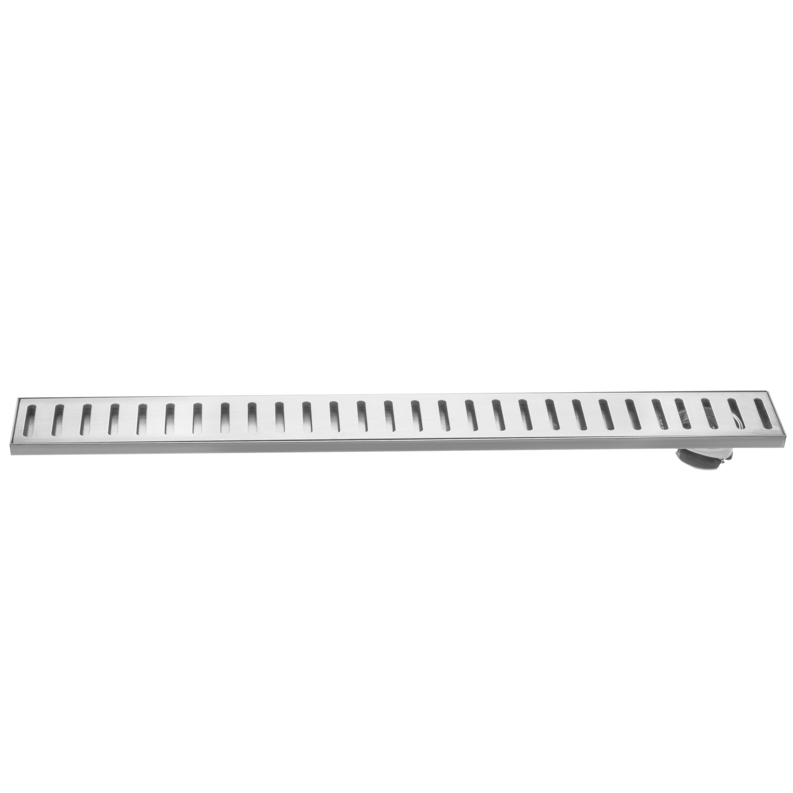 Gouttière de drainage 70x7.5cm avec grille en acier inoxydable mat -  Cablematic