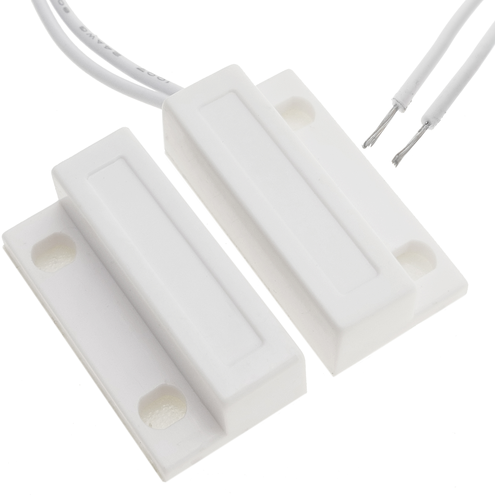 Sensor Apertura Puertas magnetico con Cable WD101 cableado