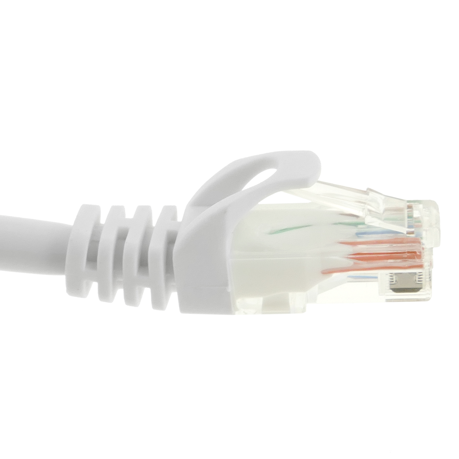 Cable de red ethernet LAN RJ45 UTP 24 AWG Ultra flexible Cat. 6A blanco 3  metros - Cablematic