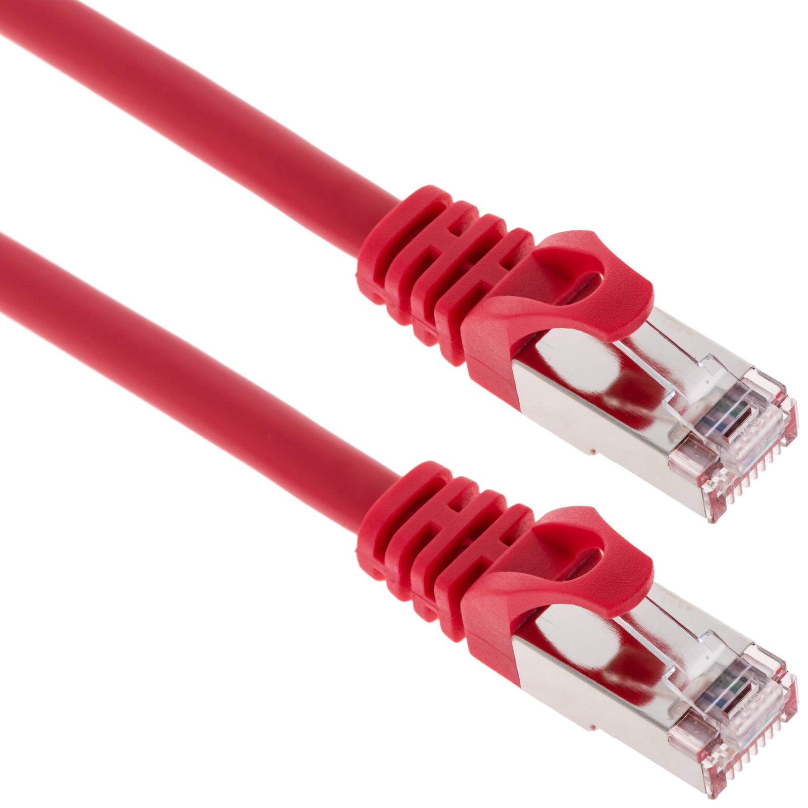 Cable de parche trenzado Cat.8 S/FTP de calibre 26, Soluciones avanzadas  de enchufe modular para aplicaciones críticas de red