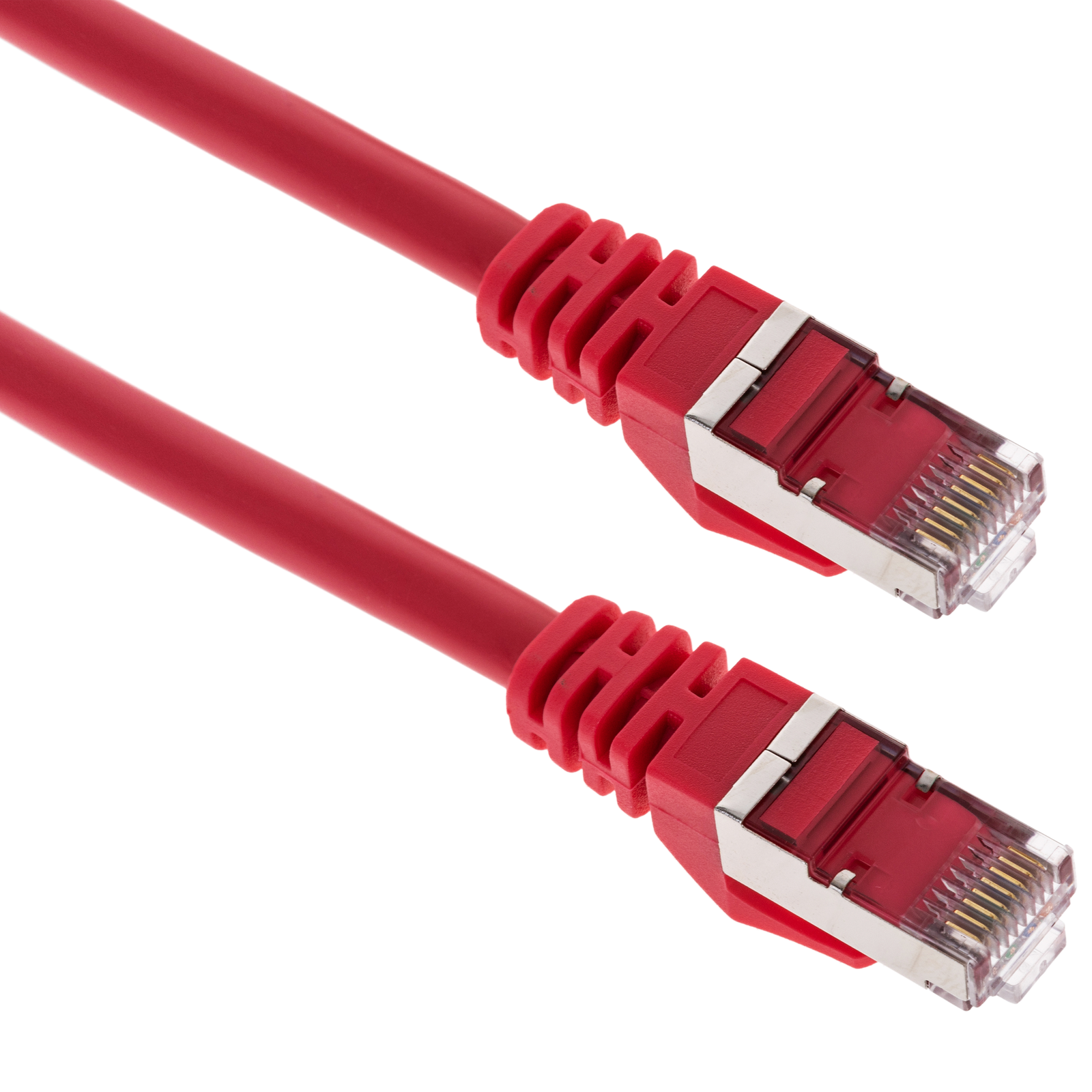 Ethernet network cable LAN FTP RJ45  red 3m - Cablematic