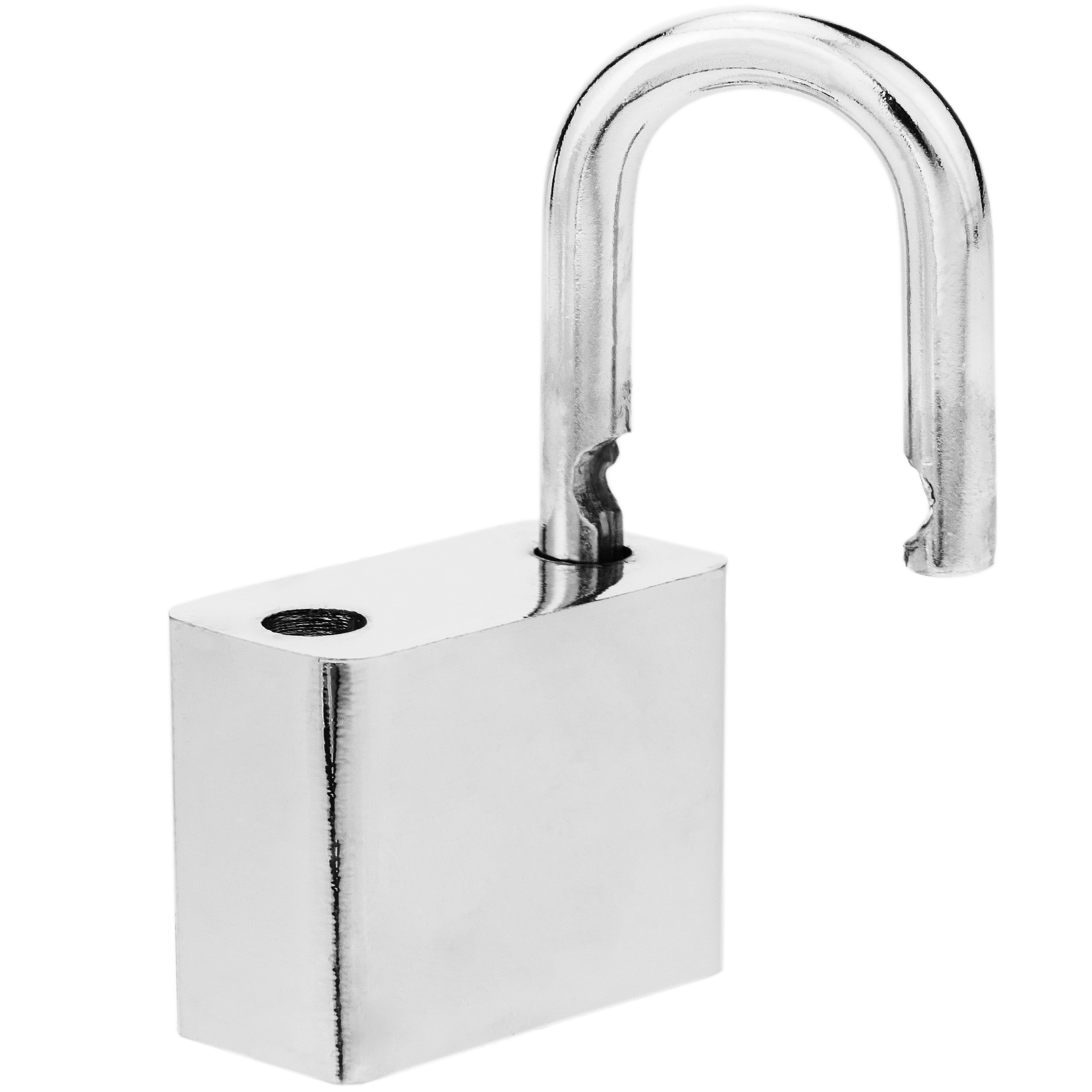 Security padlock rectangular steel with bayonette 40mm - Cablematic