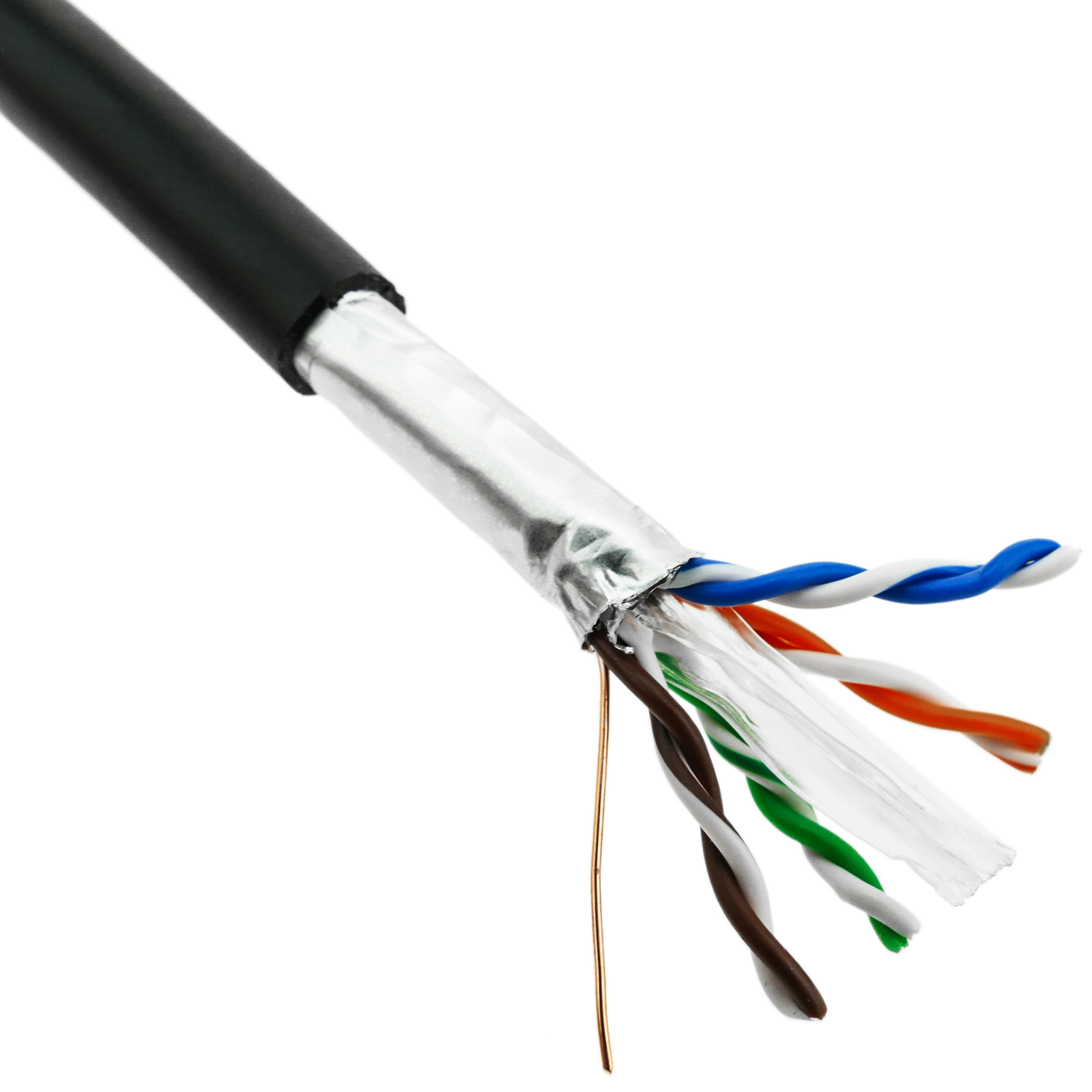 Câble réseau Cat6 SFTP de 2 m - Noir (N6SPAT2MBK) - Câbles Cat 6