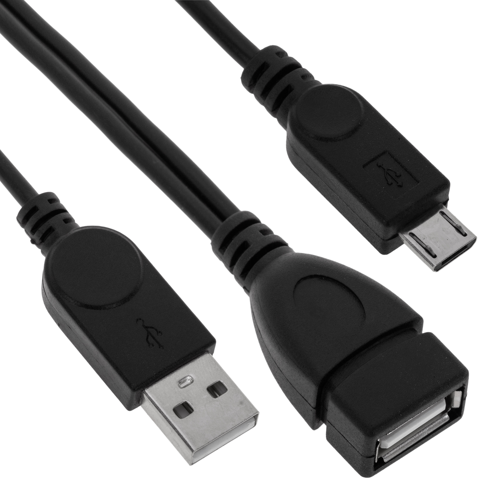 Cavo MicroUSB OTG con alimentazione per SmartPhones e Tablet - Cablematic