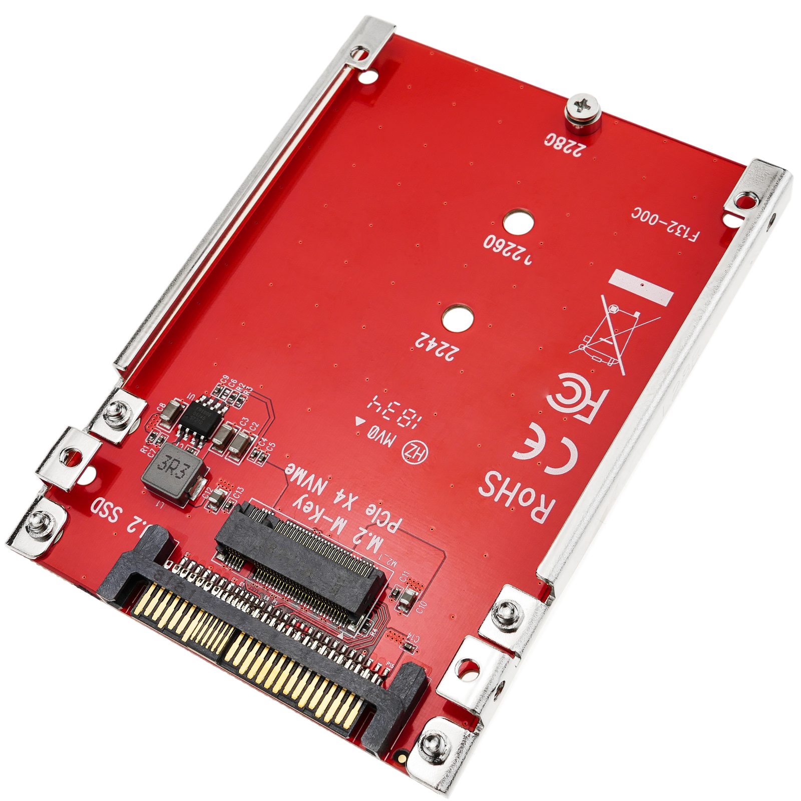 Structure of M.2 NVMe SSD (a) and schematic diagram of M.2 SSD (b