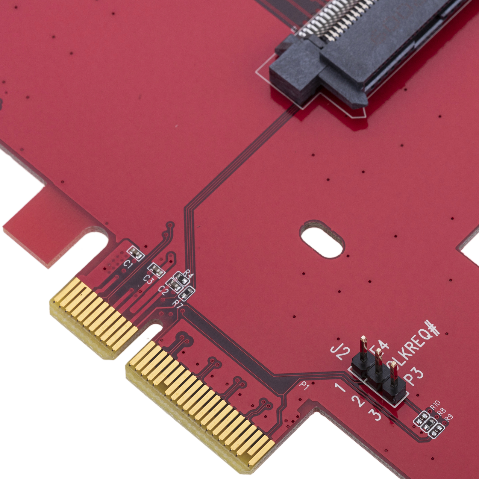 PCIe adapter card to NVMe 2.5
