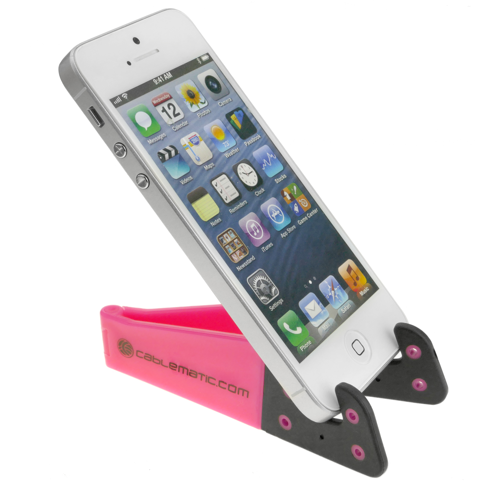 Convient pour Trépied réglable avec support de téléphone portable support  de téléphone aérien dessus de table fuchsia support en ligne pour la  diffusion en direct