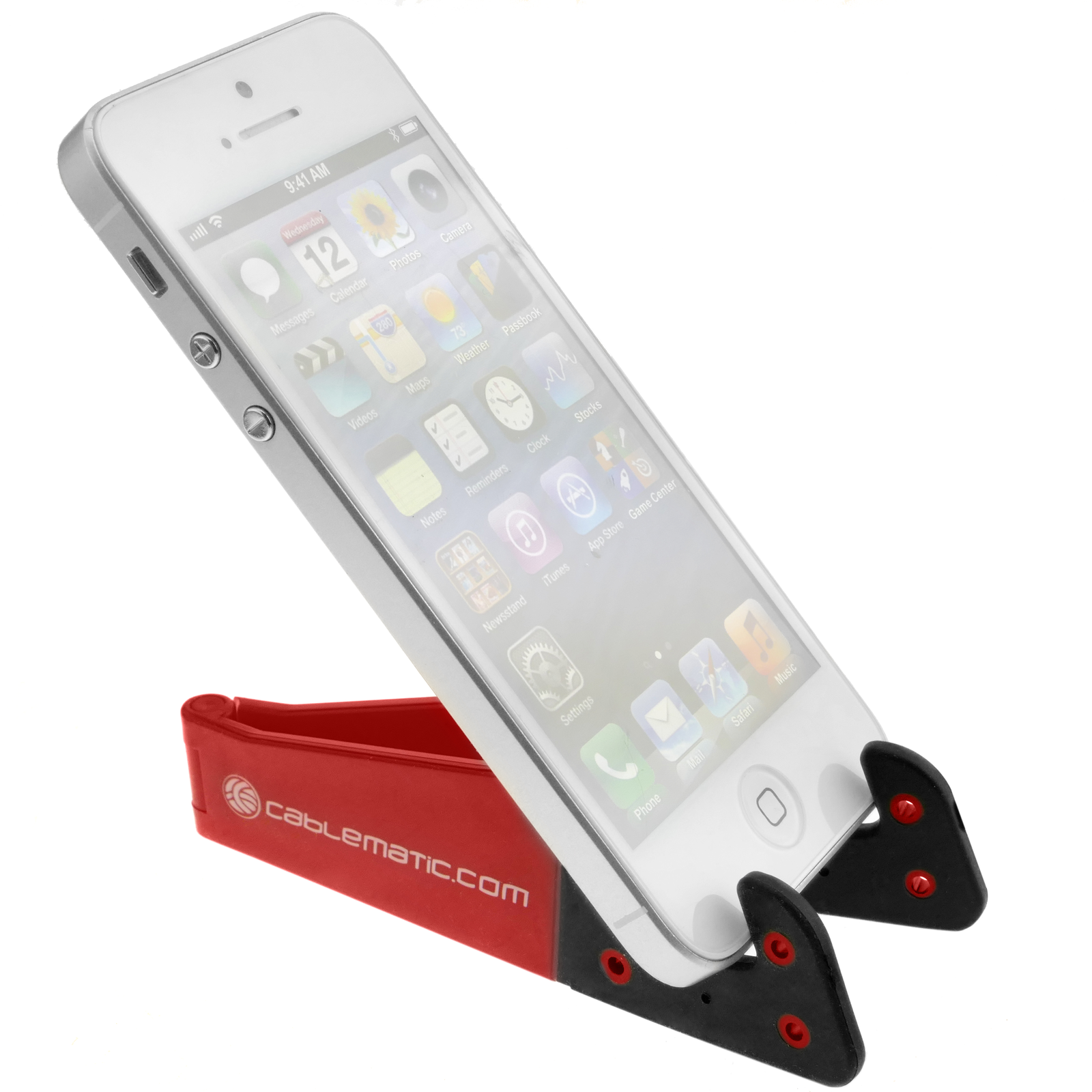Support pour téléphone portable smartphone avec clip et bras flexible de 55  cm - Cablematic