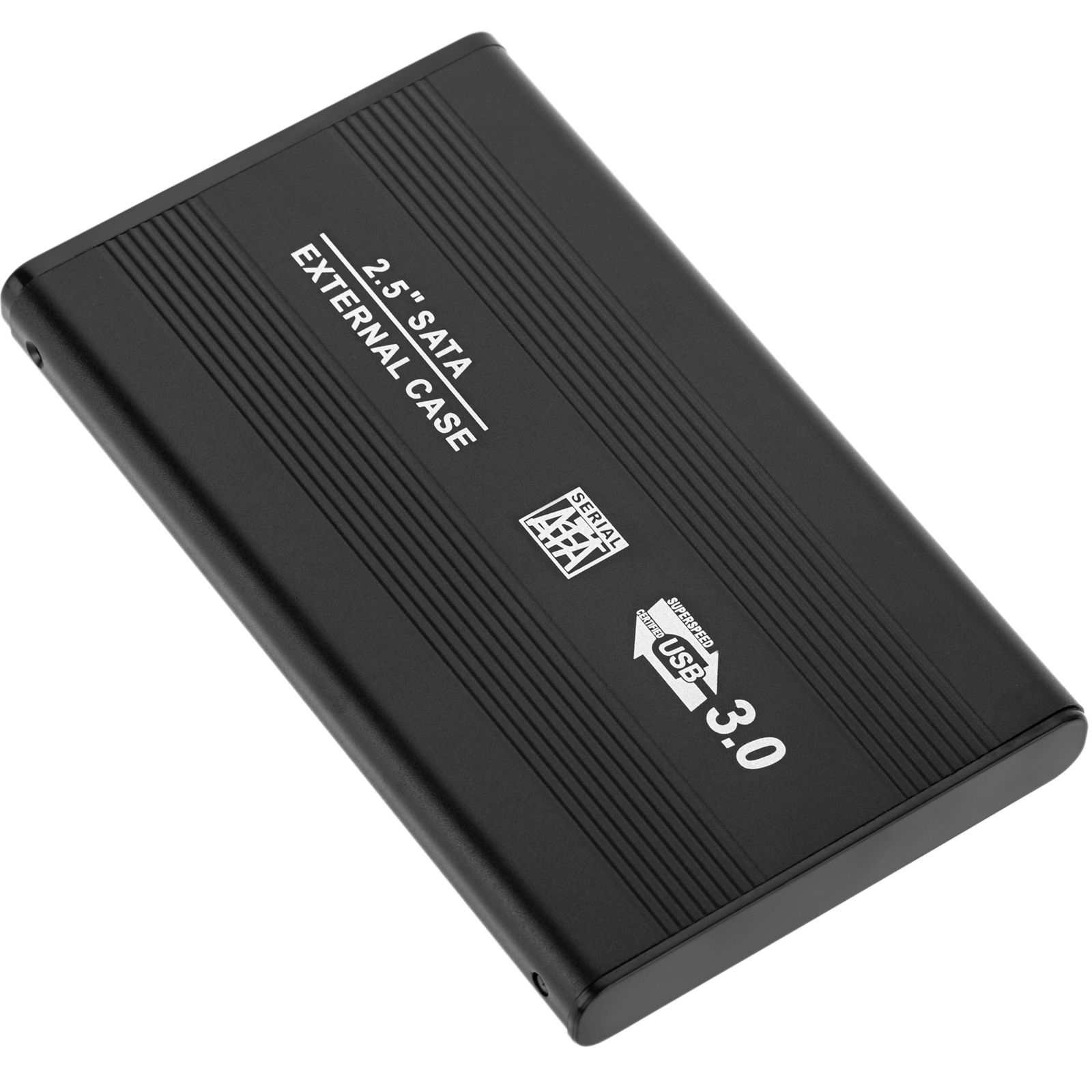 External case for 2.5 HDD SATA 3.0 to USB 3.0 to 5 Gbps aluminium