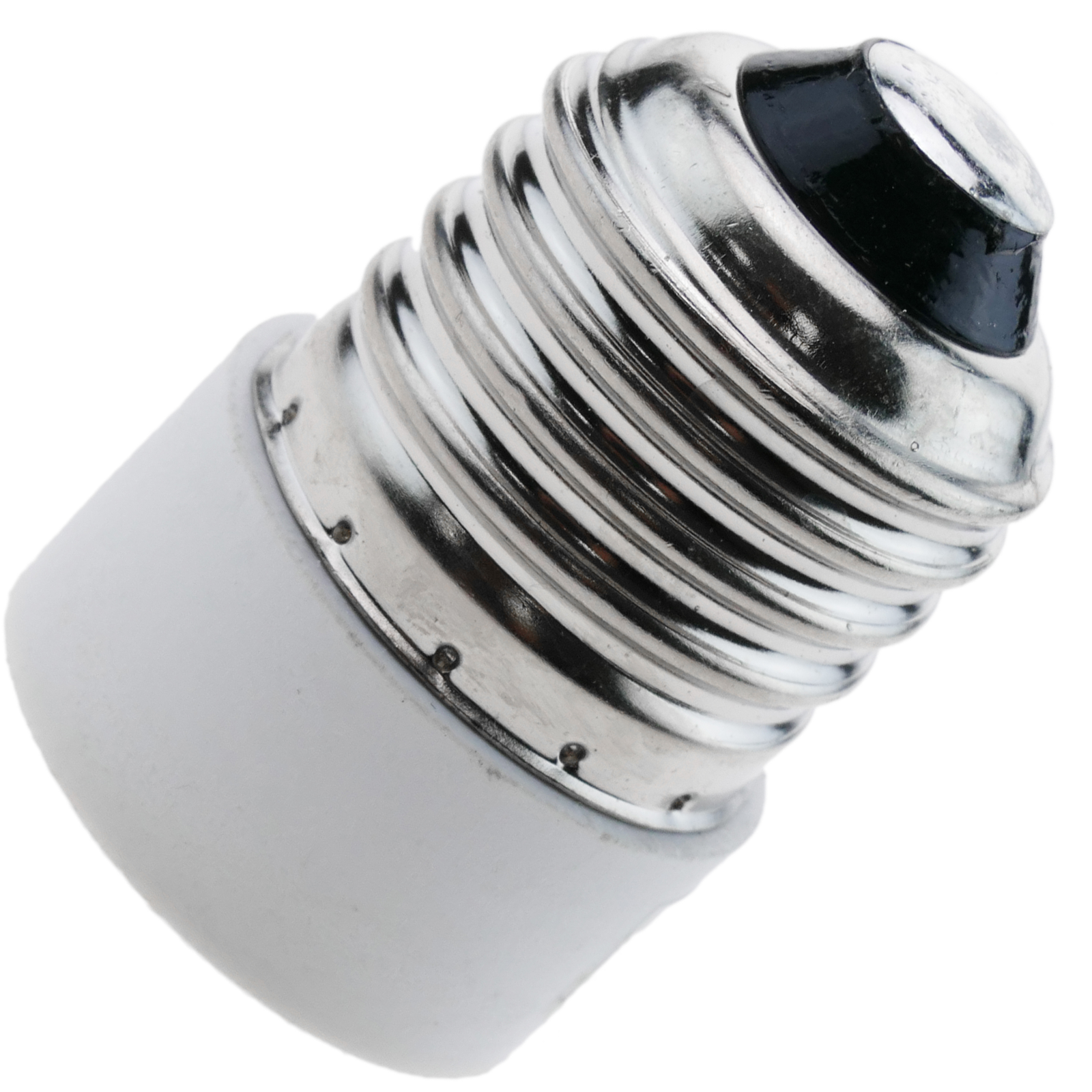 Adaptateur de Convertisseur de douille base de lampe de haute qualité pour ampoules LED et ampoules à incandescence et ampoules fluocompactes 2 Pièces DiCUNO E14 vers E27 Adaptateur de douille 
