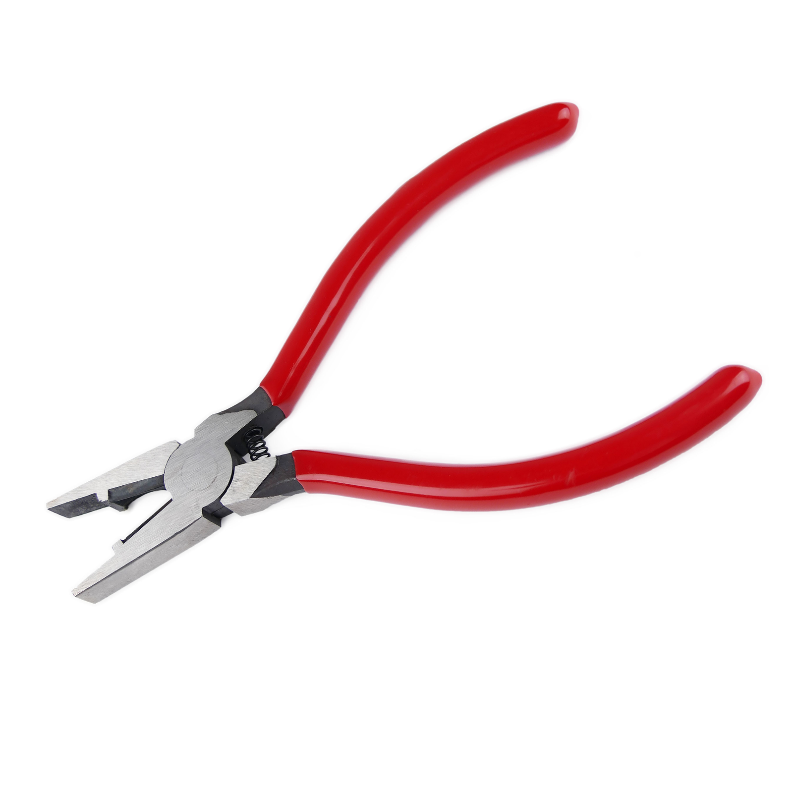 KNIPEX Alicates de anillo de precisión externa, rojo y plateado