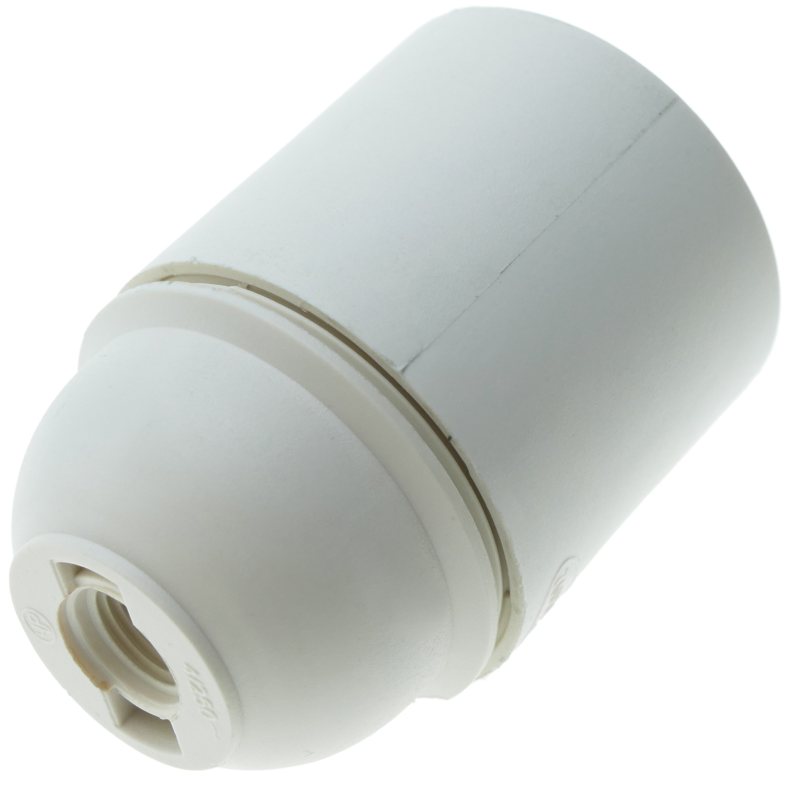 Portalampada per 1 lampadine E27 bianco - Cablematic