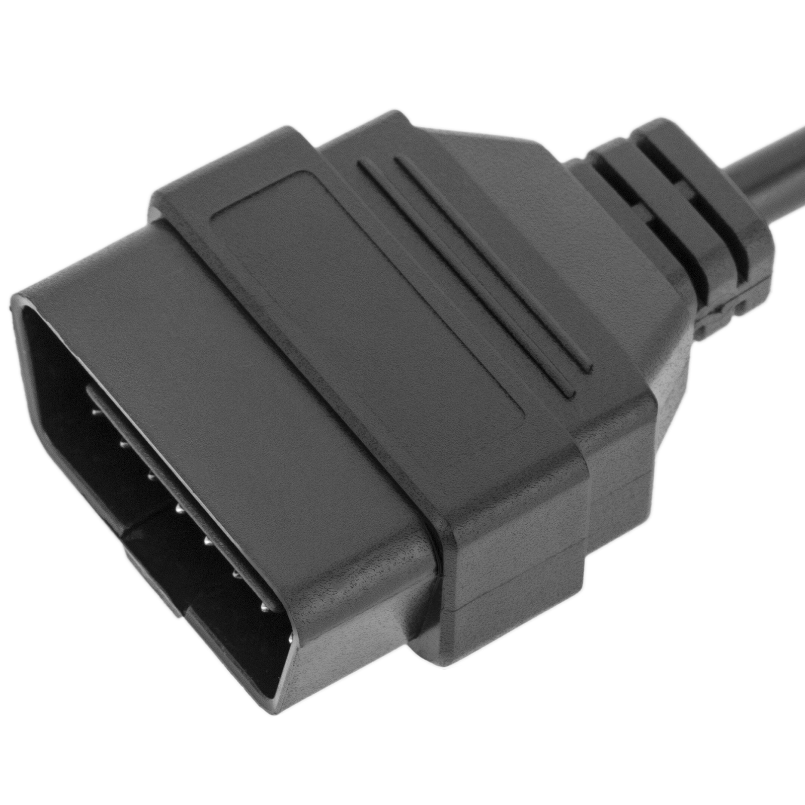 OURANTOOLS Cavo di prolunga OBDII a 16 pin maschio a femmina, cavo di prolunga diagnostico OBD per auto, connettore OBD2, 60 cm (materiale in nylon spesso
