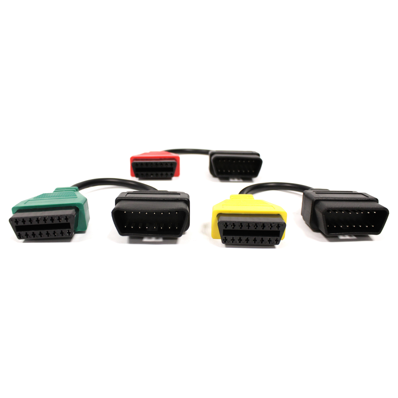 OBD2 Rot 16 Pin Stecker Diagnosekabel Kompatibel mit Fiat ECU Scan Software  - Cablematic