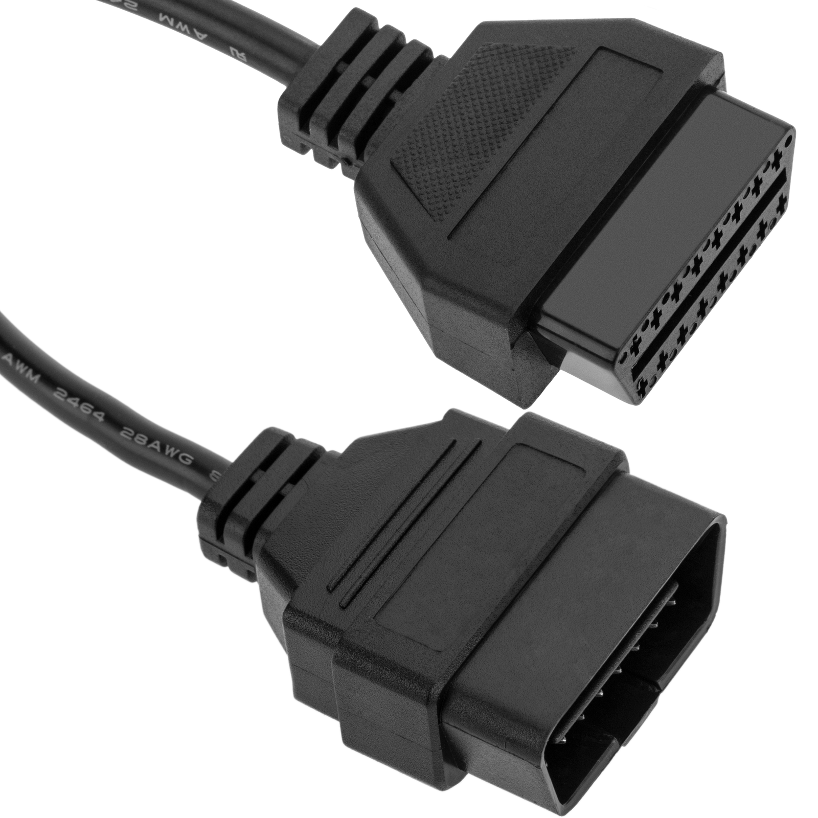 OBD2 Verlängerungskabel 16 Pin Stecker auf Buchse 21 cm volle Pinbelegung -  Cablematic