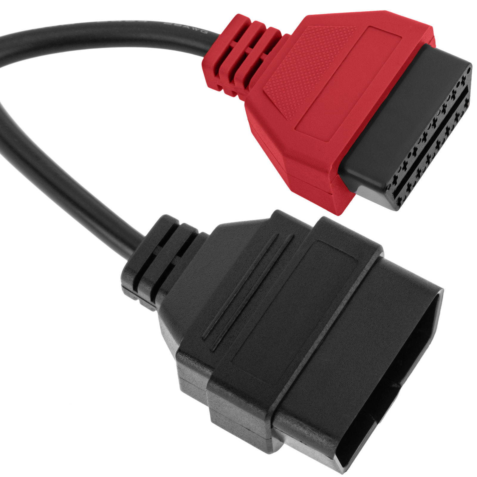 BT88 OBD2 16 broches mâle à pinces crocodile câble de diagnostic pour  batterie de voiture - Cablematic