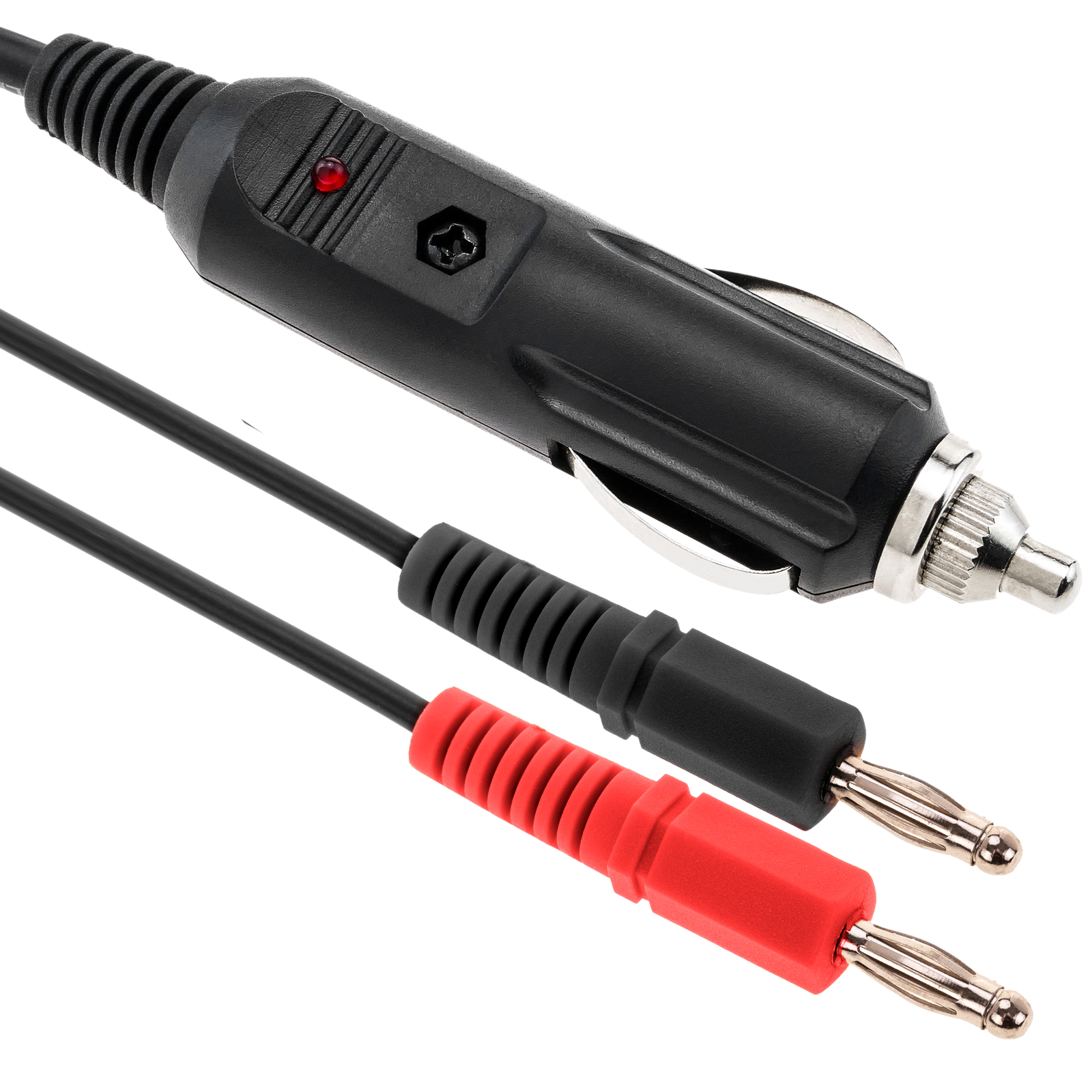 Adaptador para mechero de coche a conector DC jack de 90º - Cablematic