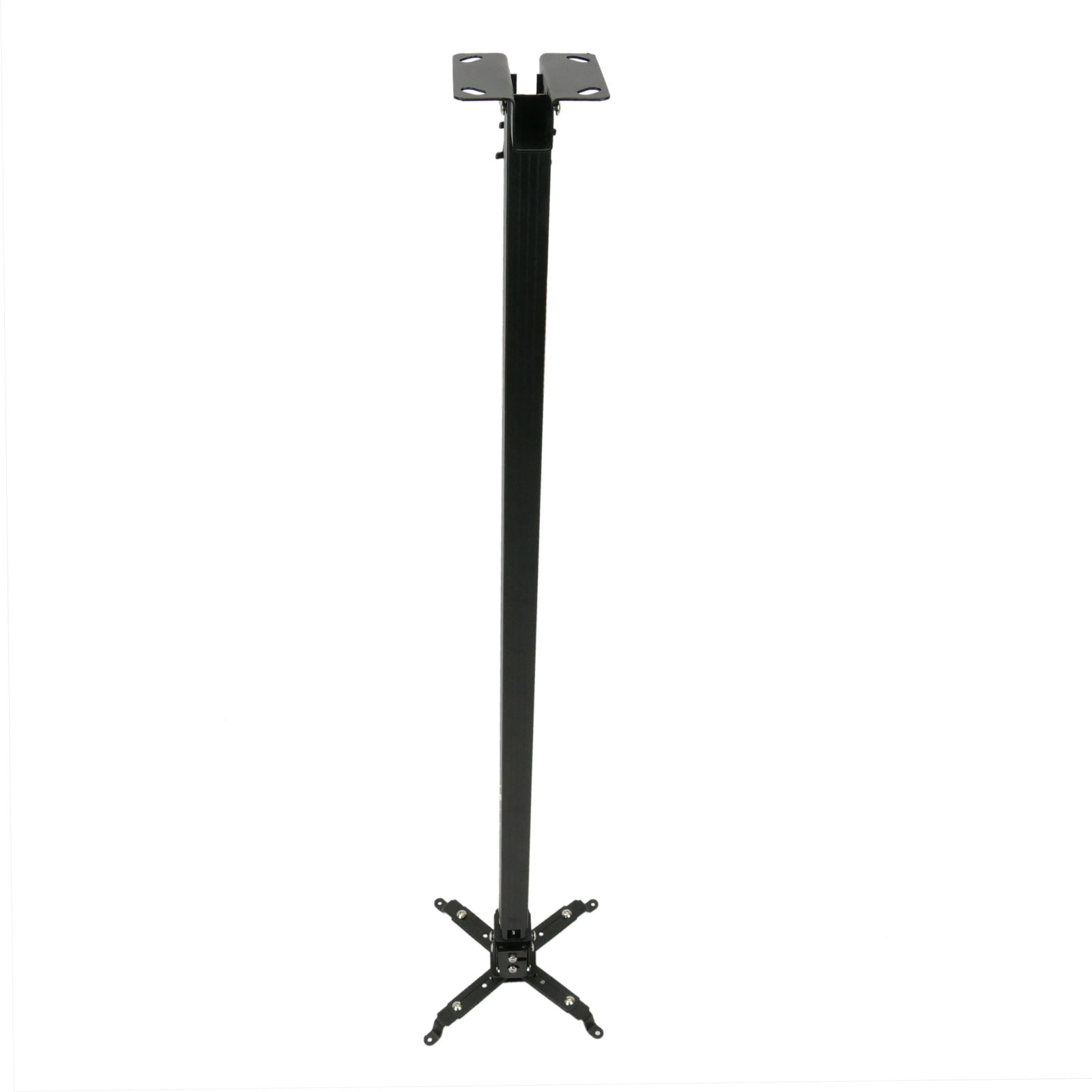 Supporto proiettore orientabile soffitto 100-180cm nero - Cablematic