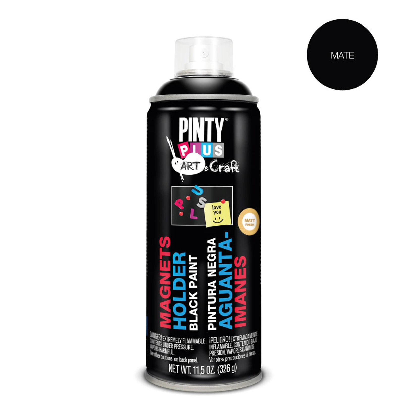 Pintyplus Home 520cc Black HM438 Spray Paint Black