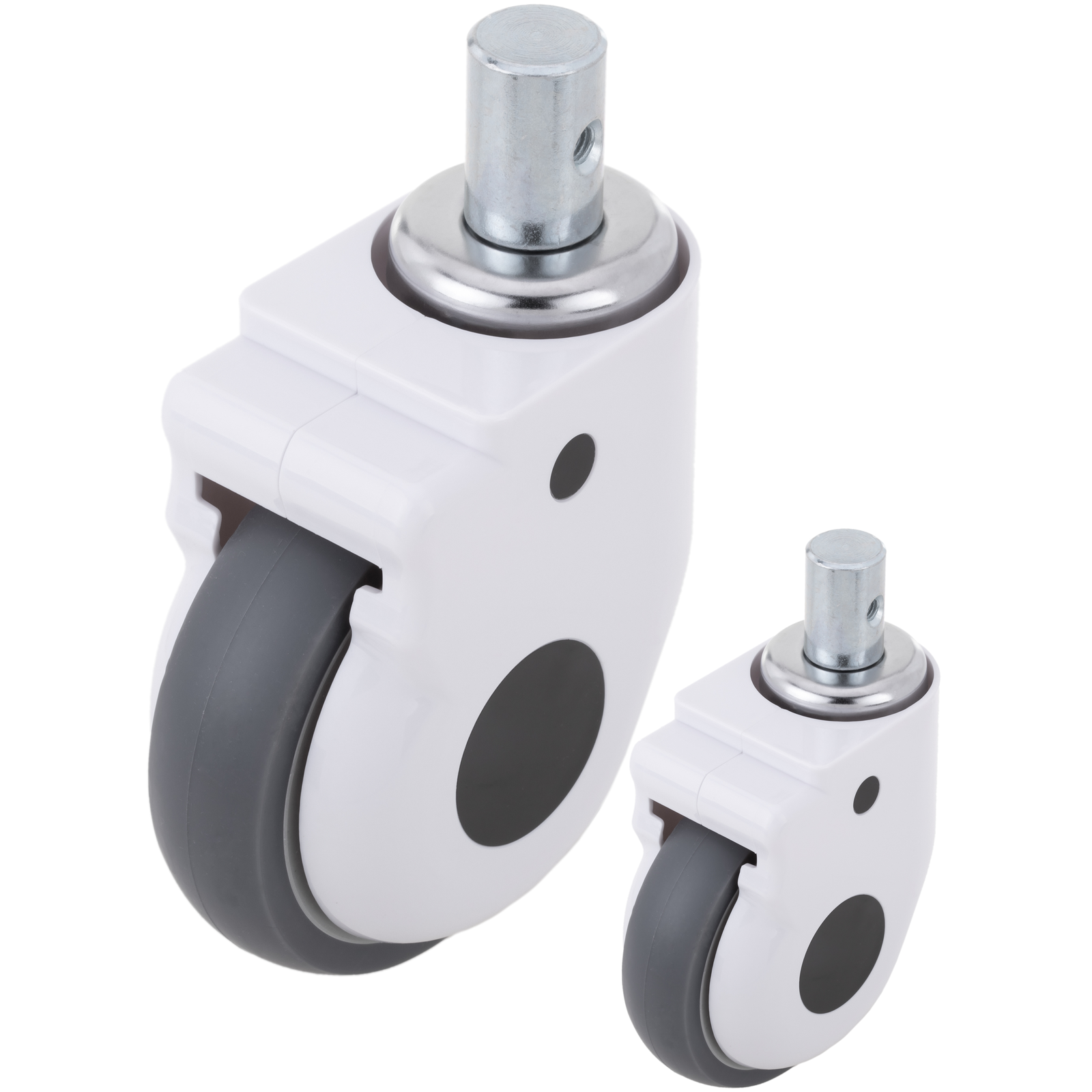 Wheels for medical bed, Hollow Type Cablematic 2-pack 125x32x158mm Stem Clamping, 