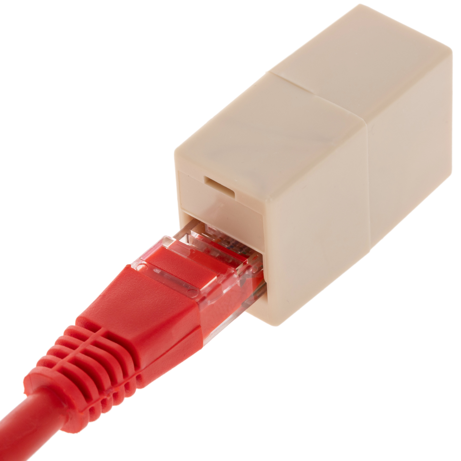 Conector - Empalme para cables UTP - Conector de entrada RJ45 - Conector de  salida RJ45 - Compatible con UTP categoría 6 - Pérdidas mínimas - PT REFURB