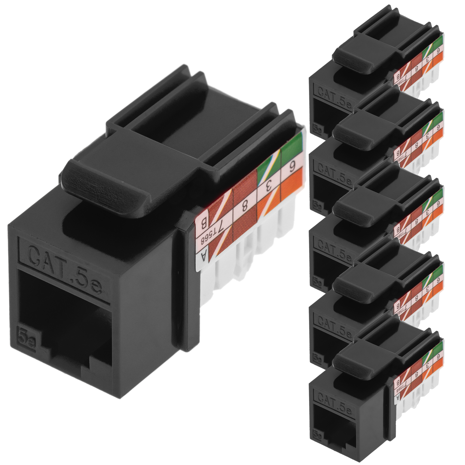 Cat.6A RJ45 male FTP connector for crimp - distributed by CABLEMATIC ® 