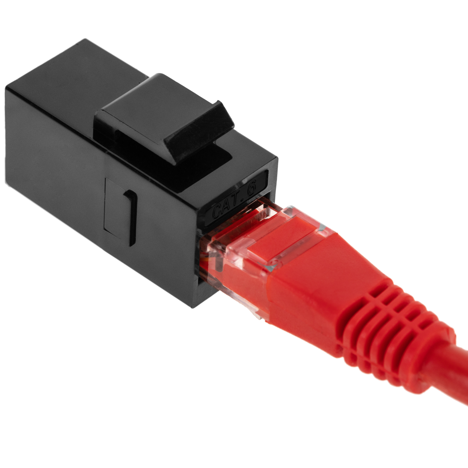 Accoppiatore Keystone RJ45 femmina-femmina Cat. 6 UTP confezione da 6 unità  - Cablematic