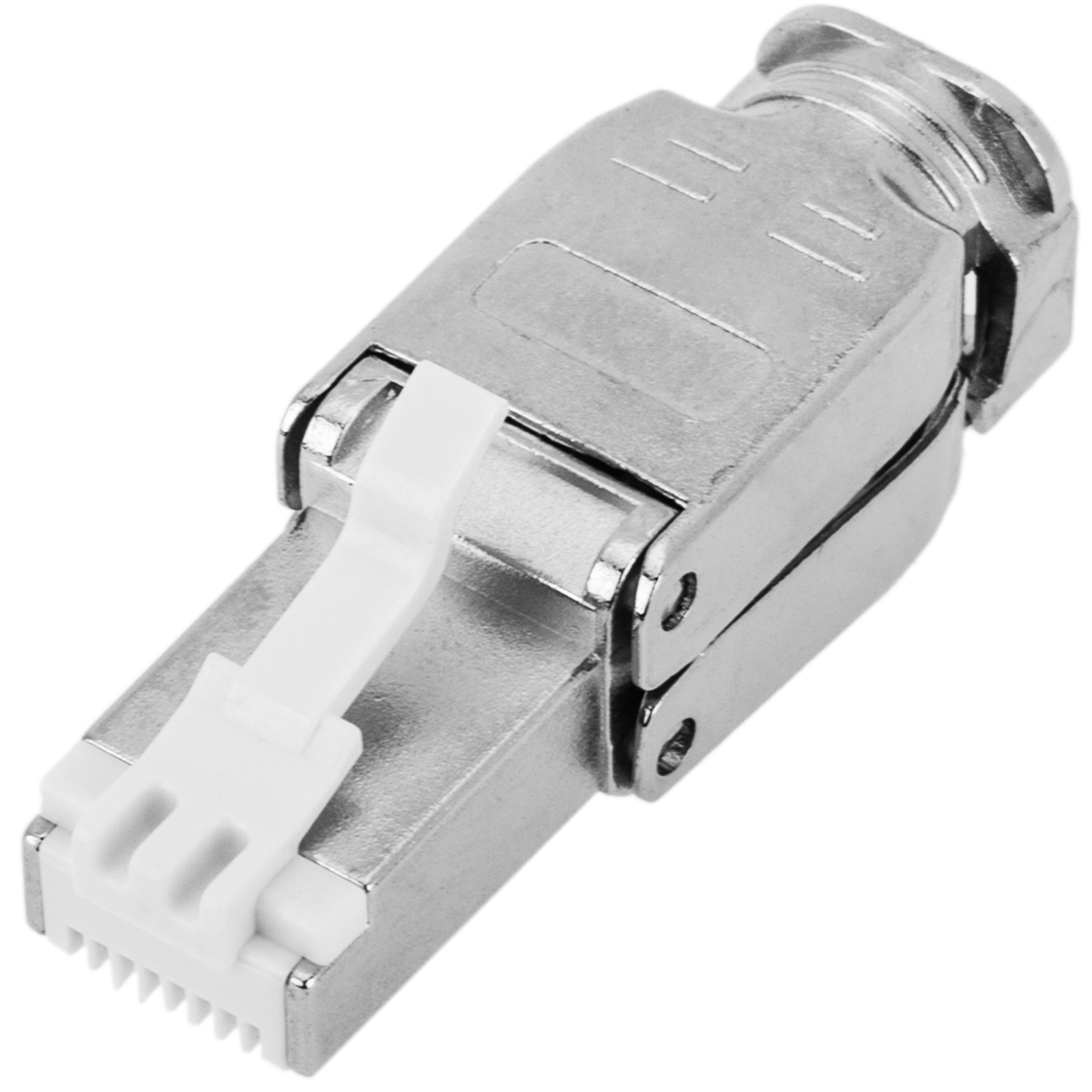 Conector KELine RJ45/s para montaje directo en cables de instalación Cat 7A,  Cat 7, Cat 6A, Cat 6