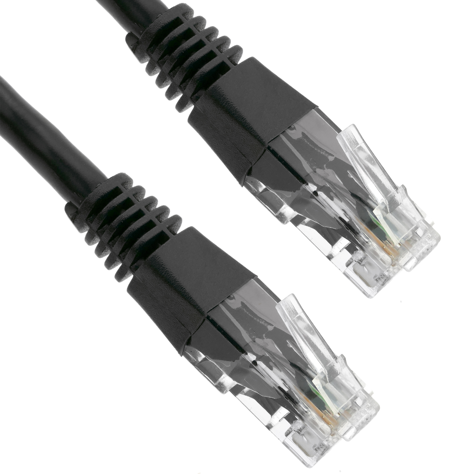 Cable de red ethernet 20 metros LAN SFTP RJ45 Cat.7 negro - Cablematic