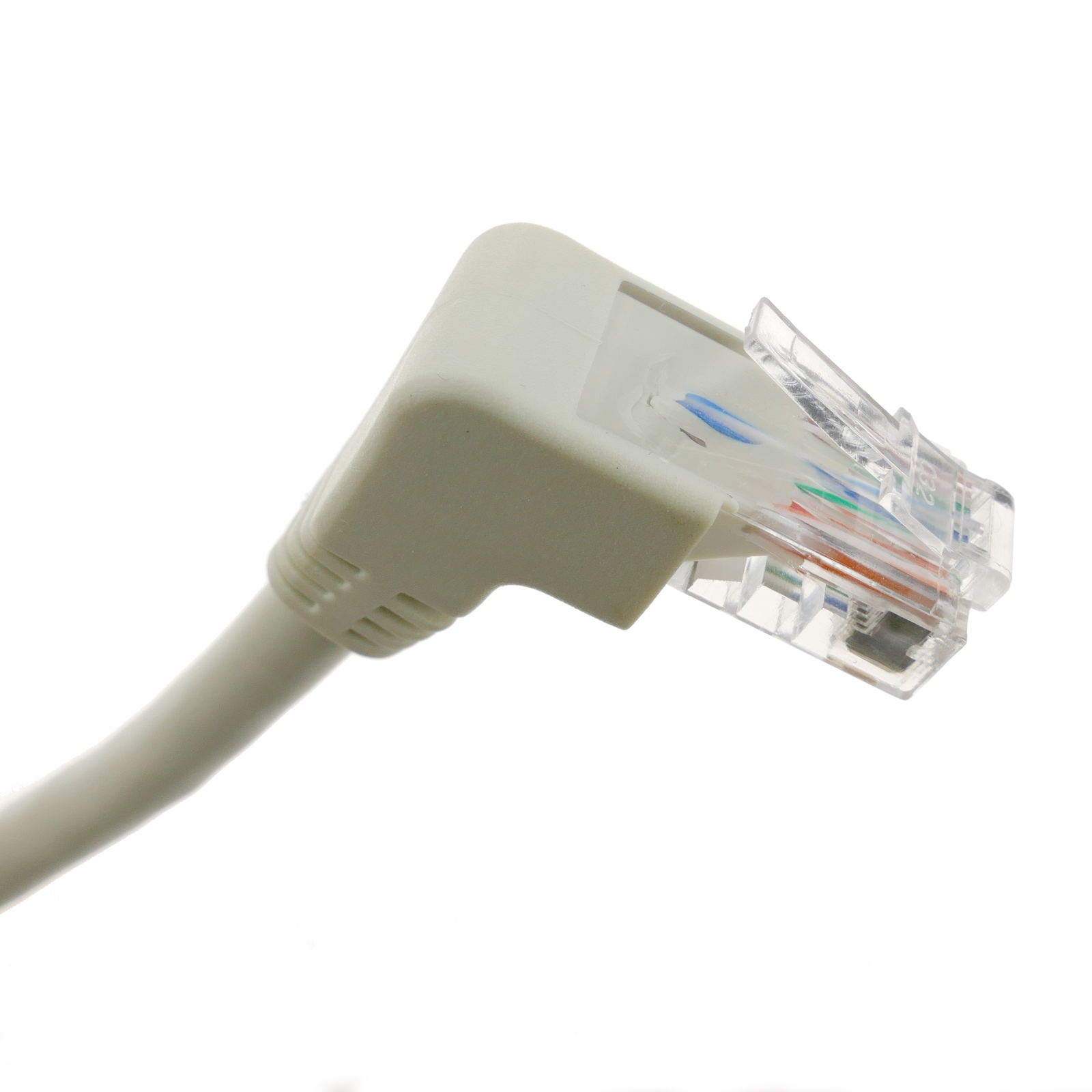 Network Cable Category 6 Cat 6 Rj45 Right Angle Utp 24awg Lan Of 1 M Cablematic