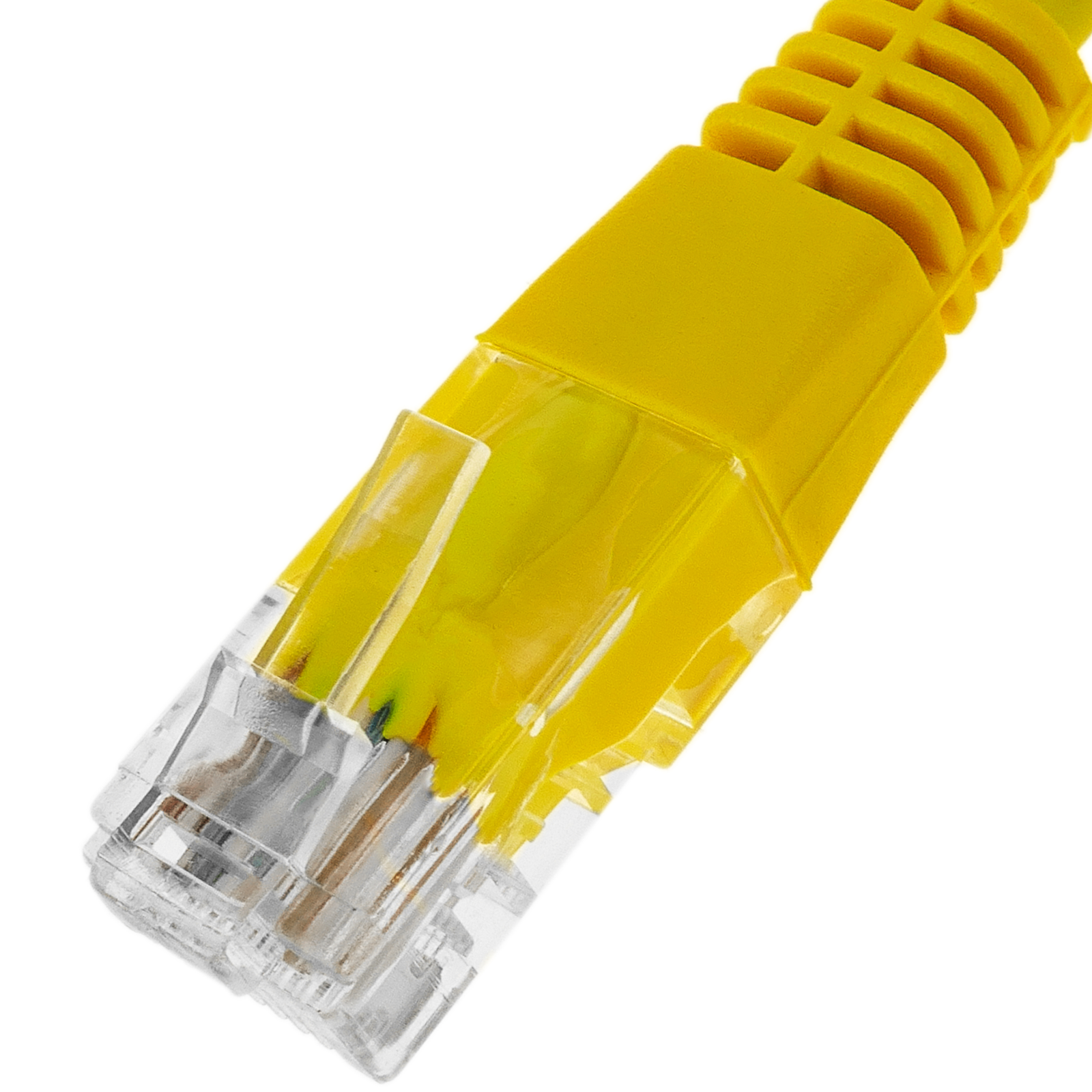 Cables de red LAN Amarillo/amarra Cat5e/6 RJ45 alambre de plomo lote de Internet Ethernet 