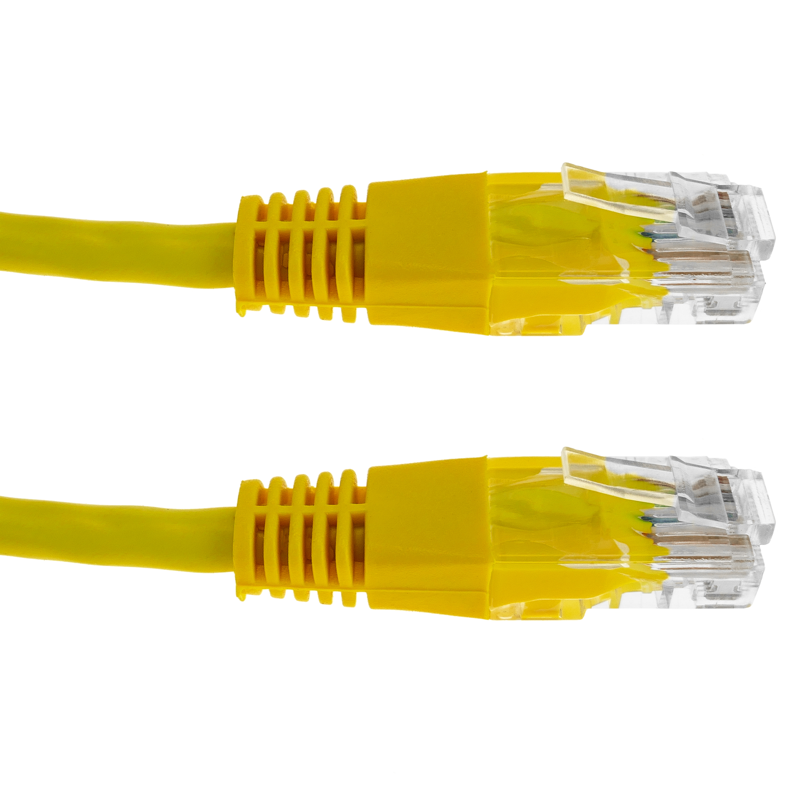Achat câble RJ45 économique jaune cat. 5e U/UTP 30 cm